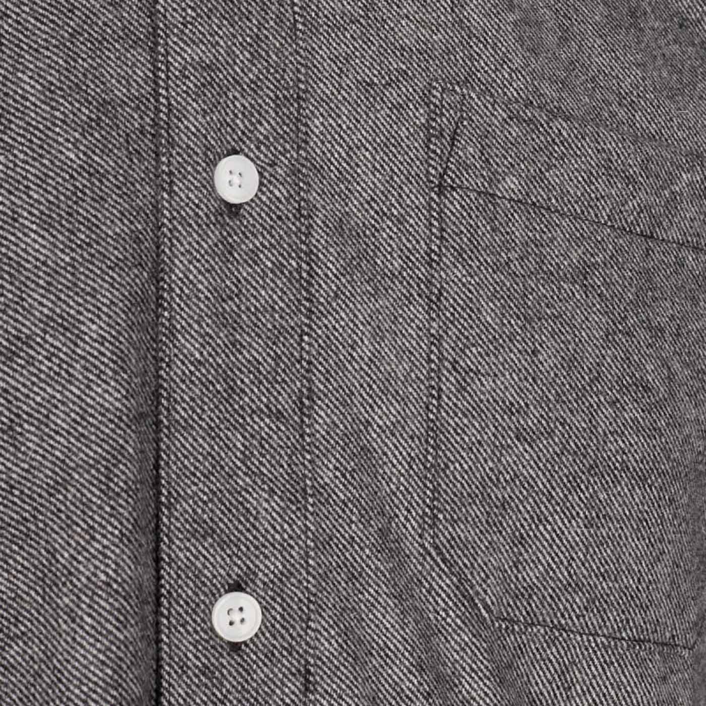 Zach Shirt black/grey melange - Image 5
