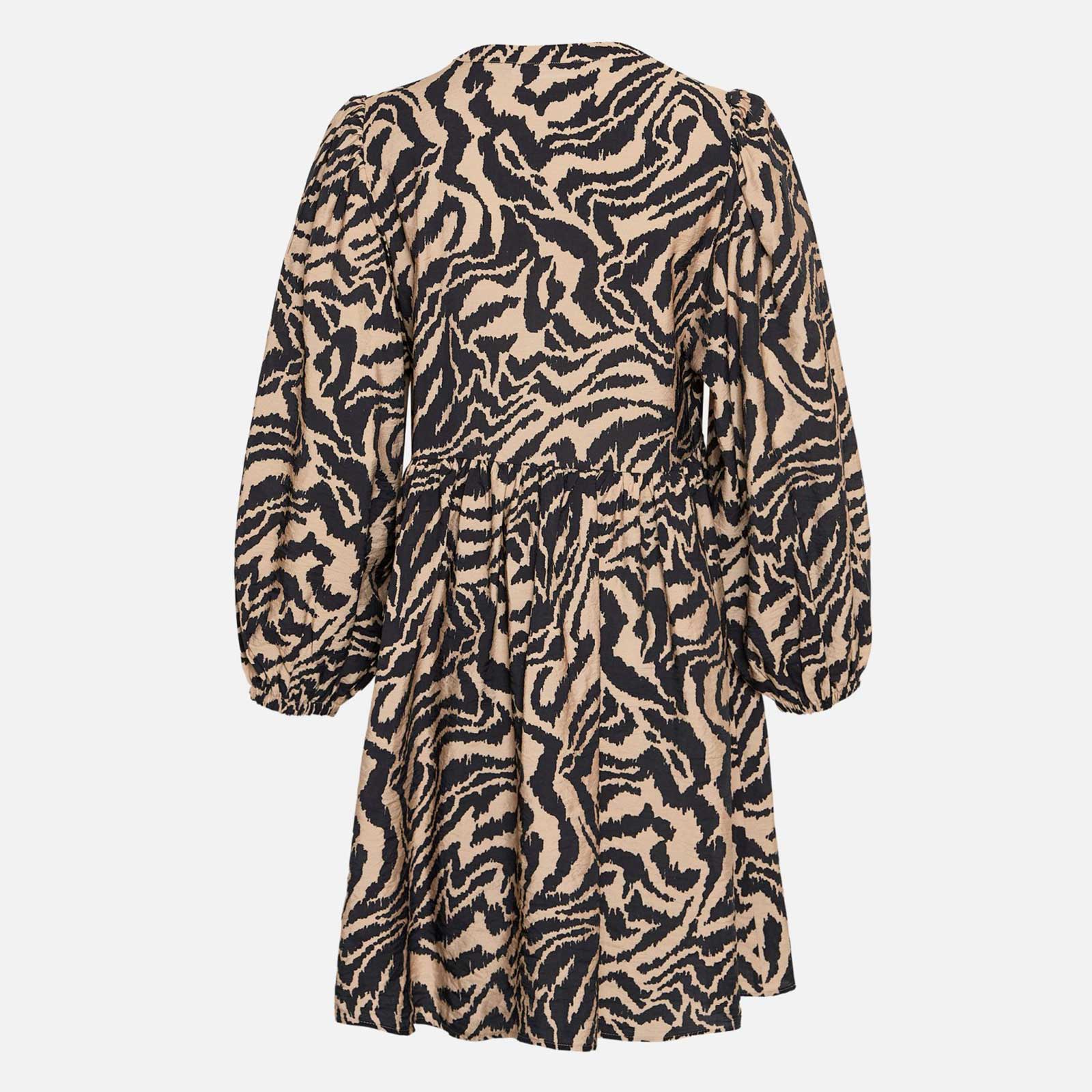 MSCHFelixie Taila Dress AOP black zebra - Image 3
