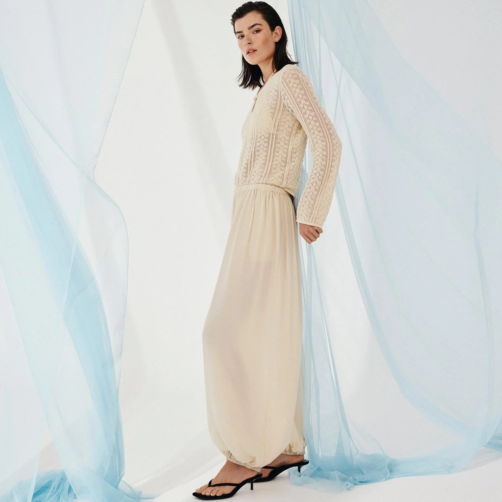 MSCHKeandra Pants bleached sand
