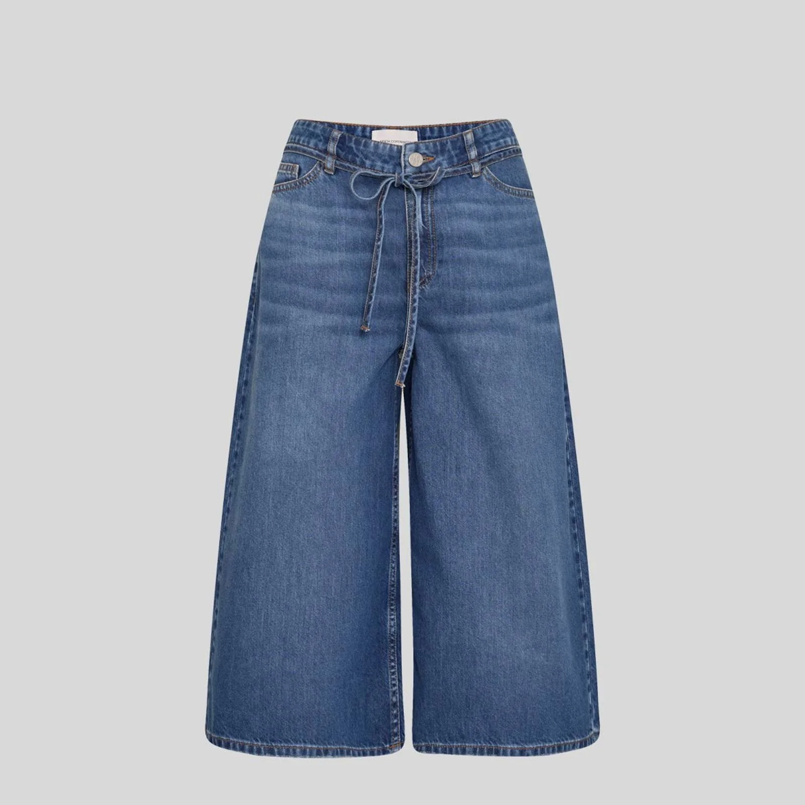 MSCHKine Lis Culotte Jeans mid blue wash - Image 4