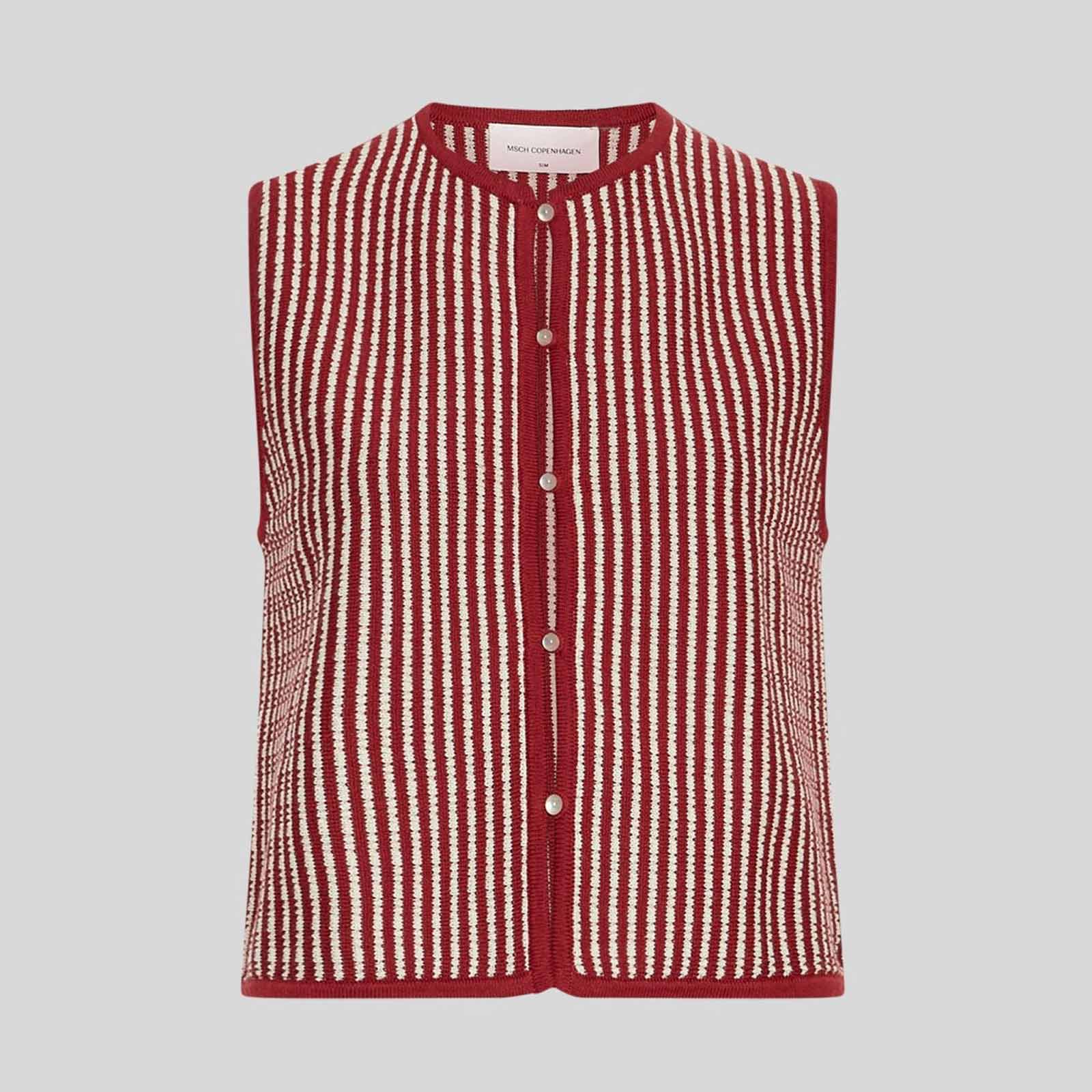 MSCHPriscilla Vest STP rhubarb/sand - Image 3