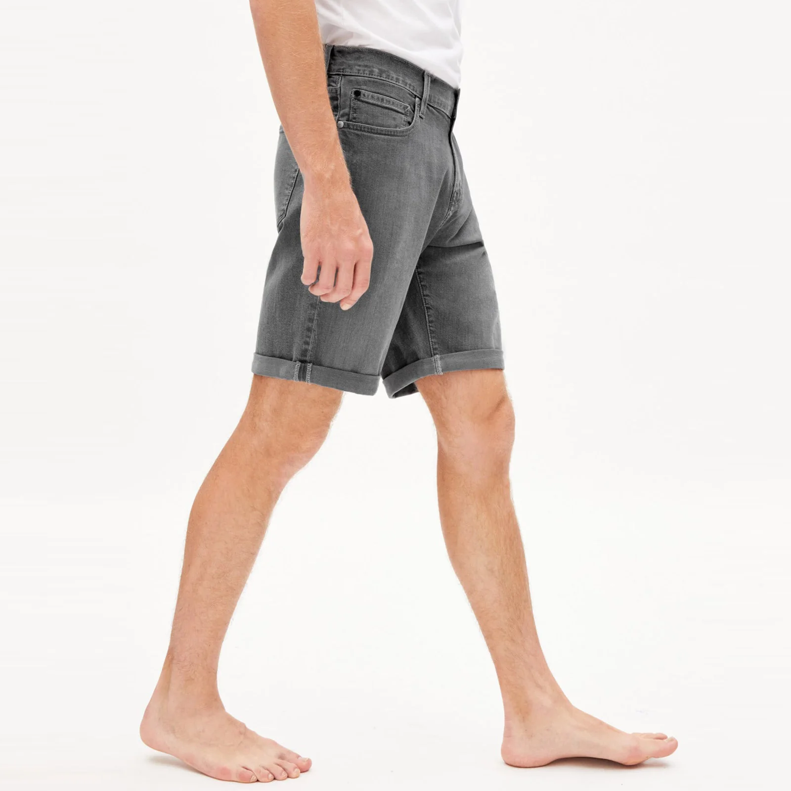 Naail Black DNM Shorts moon grey - Image 4