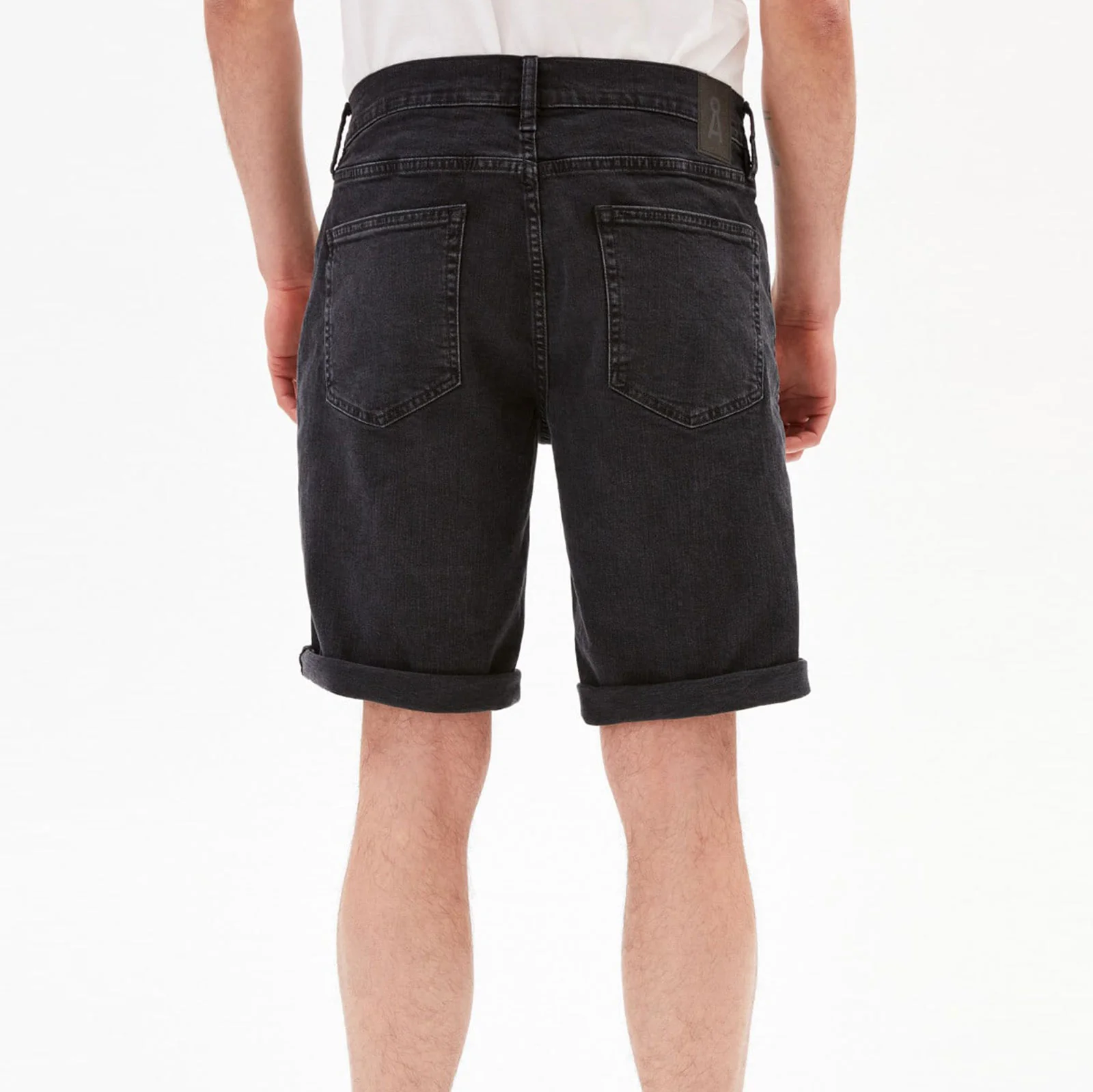 Naail Black DNM Shorts washed down black - Image 2