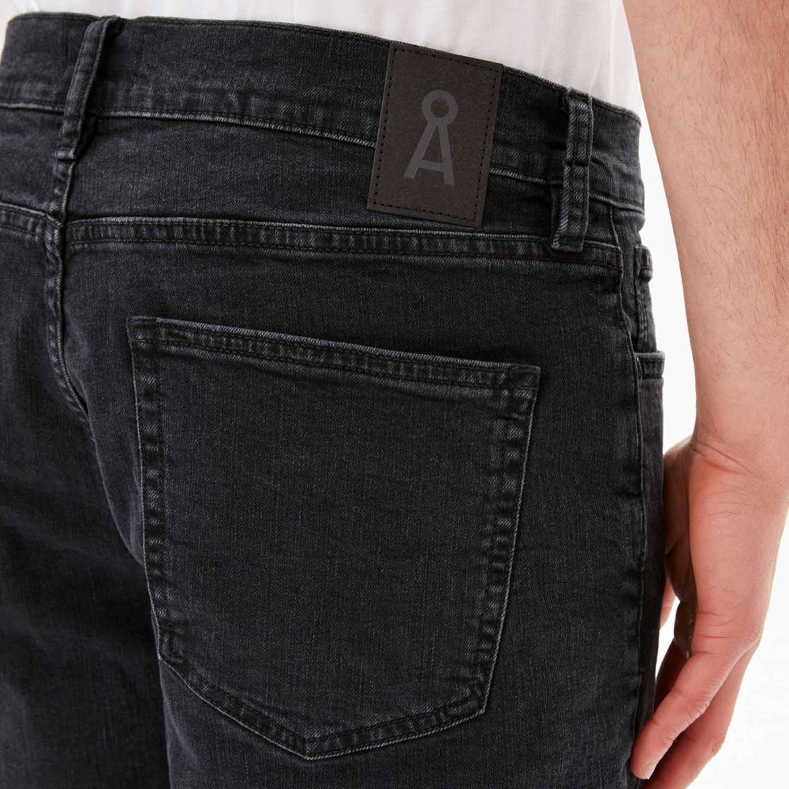 Naail Black DNM Shorts washed down black - Image 3