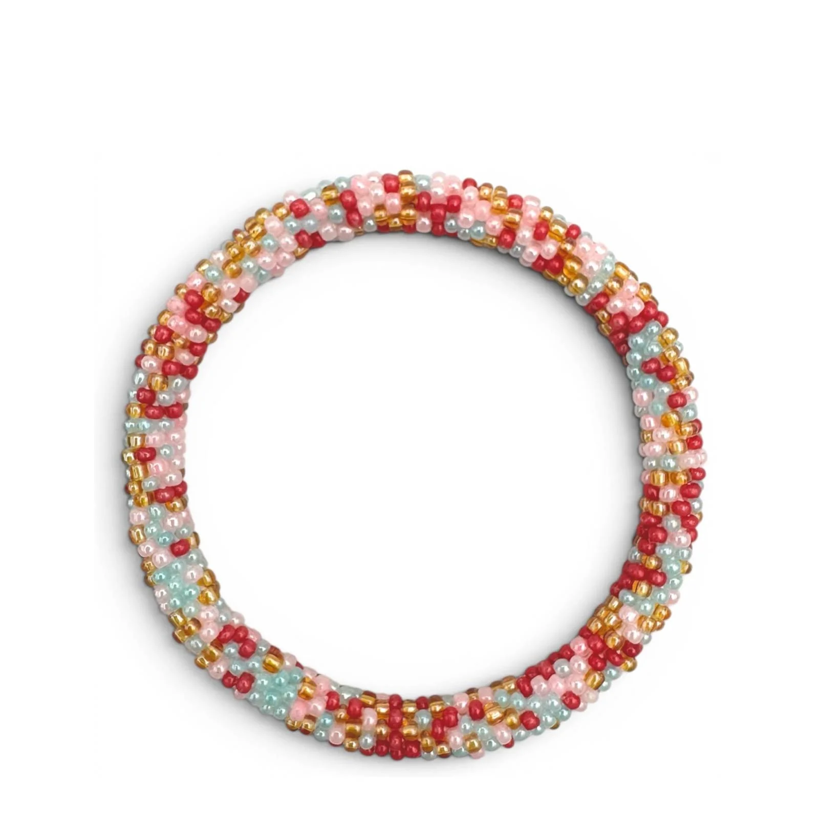 Nepalese Bracelet pink pastels R26