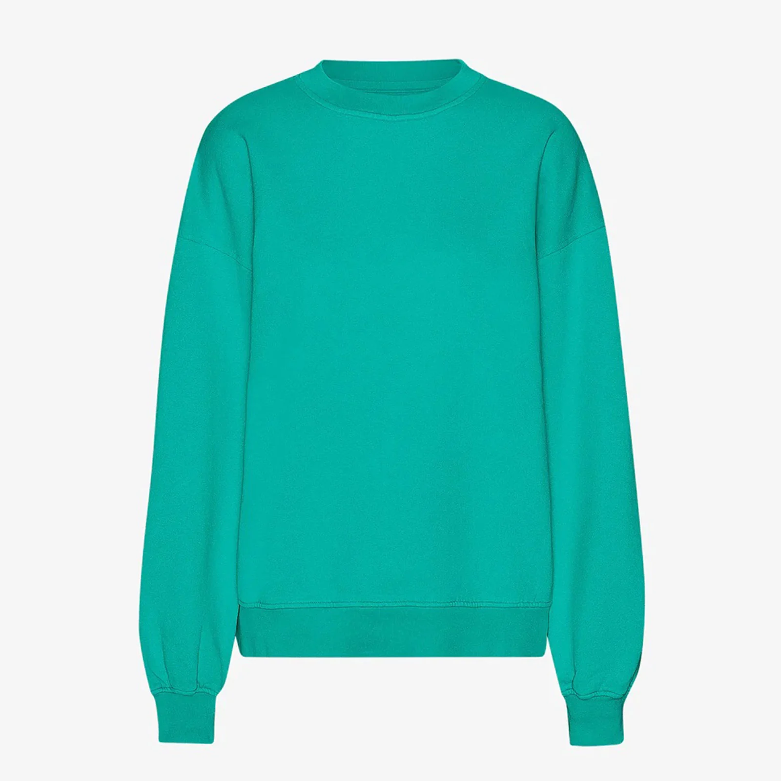 Organic Oversized Crew tropical sea