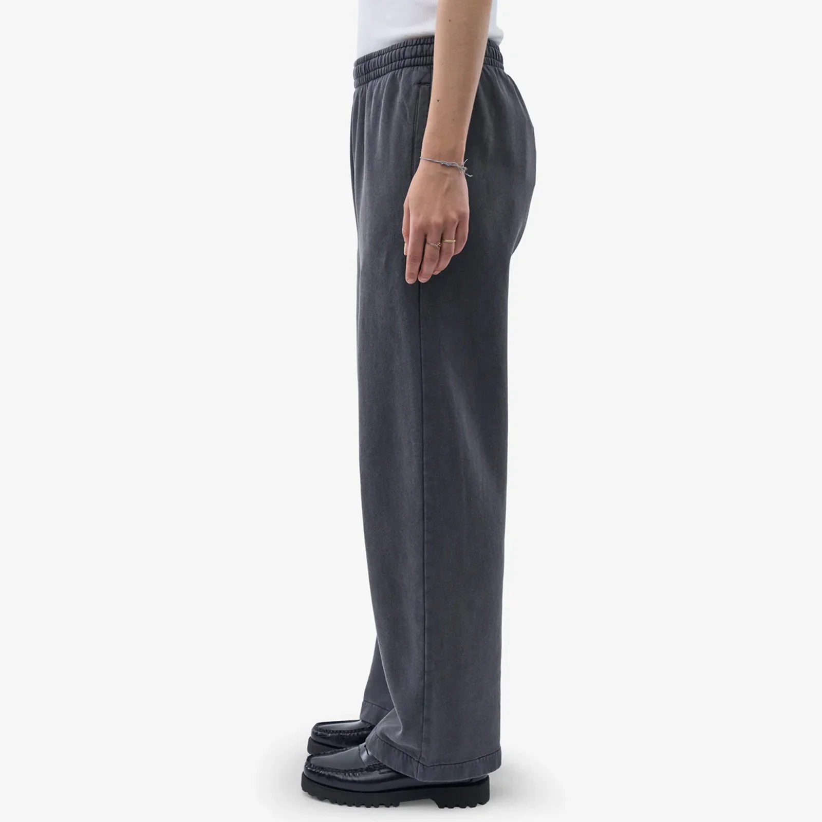 Organic Straight Leg Sweatpants faded black - Image 5