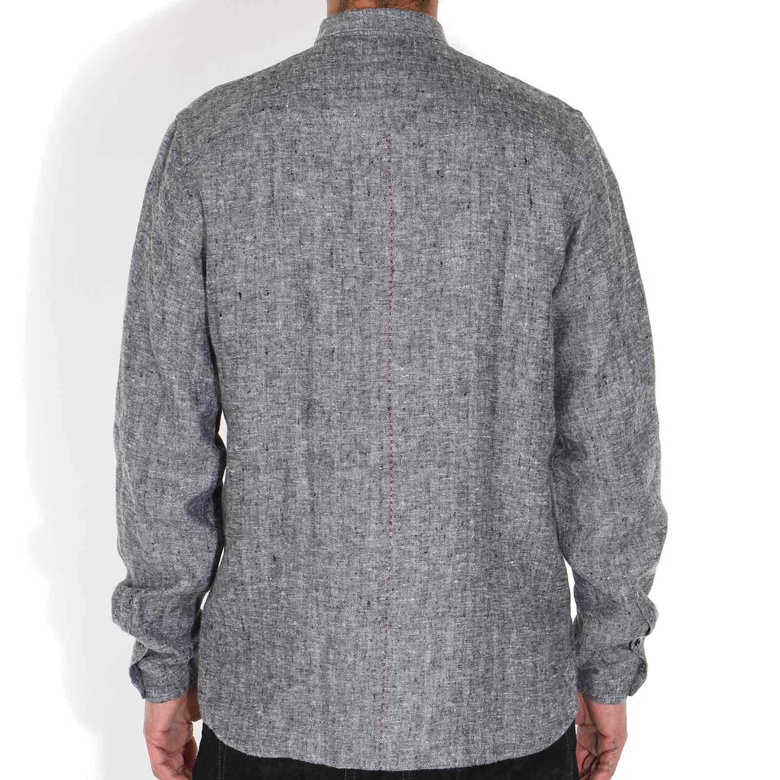 Pala Chevron Shirt grey stripes - Image 2