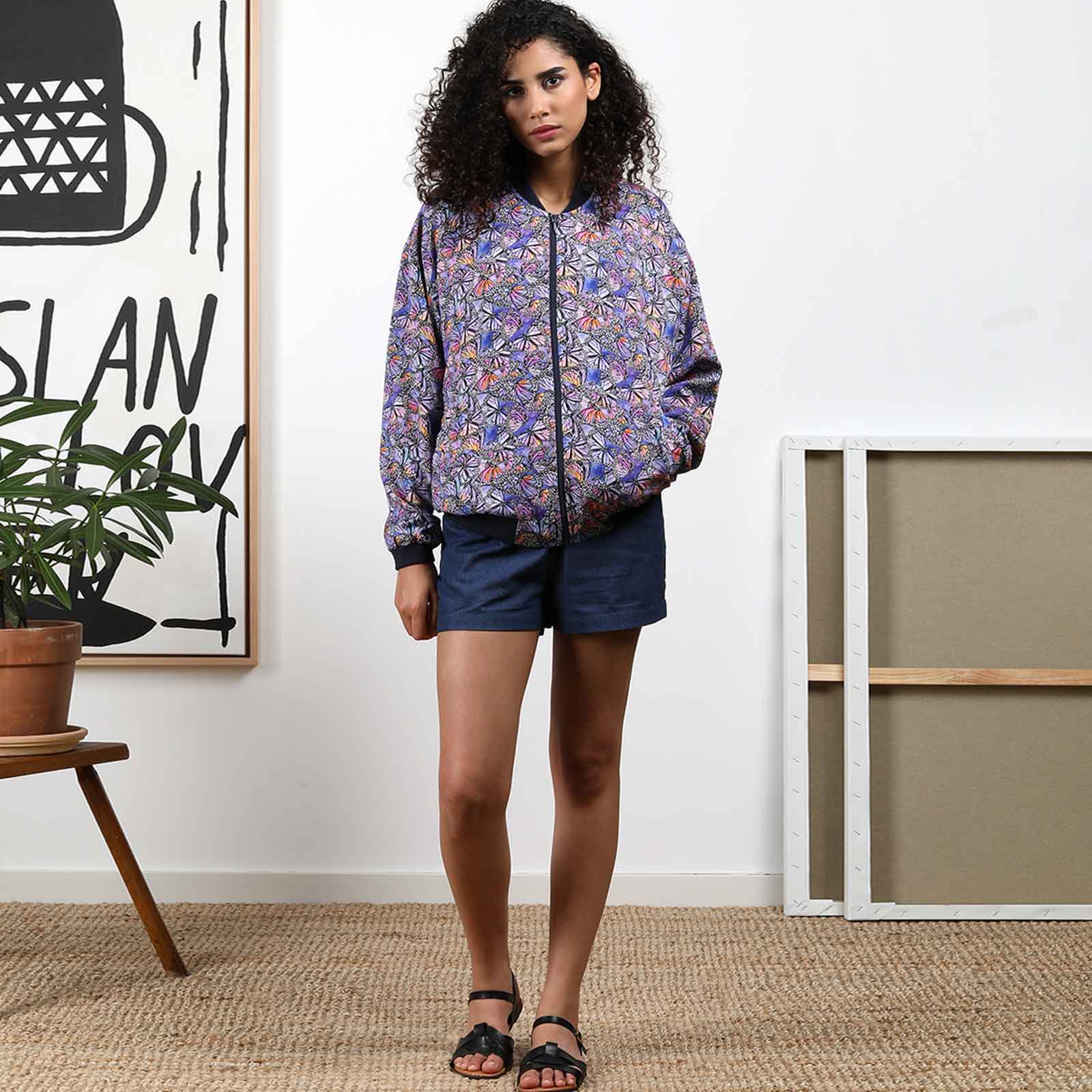 Pat Oversized Blouson lavender - Image 2