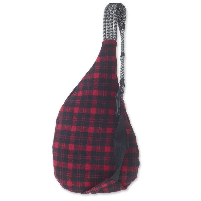 Plaid Rope Bag lumberjack - Image 2