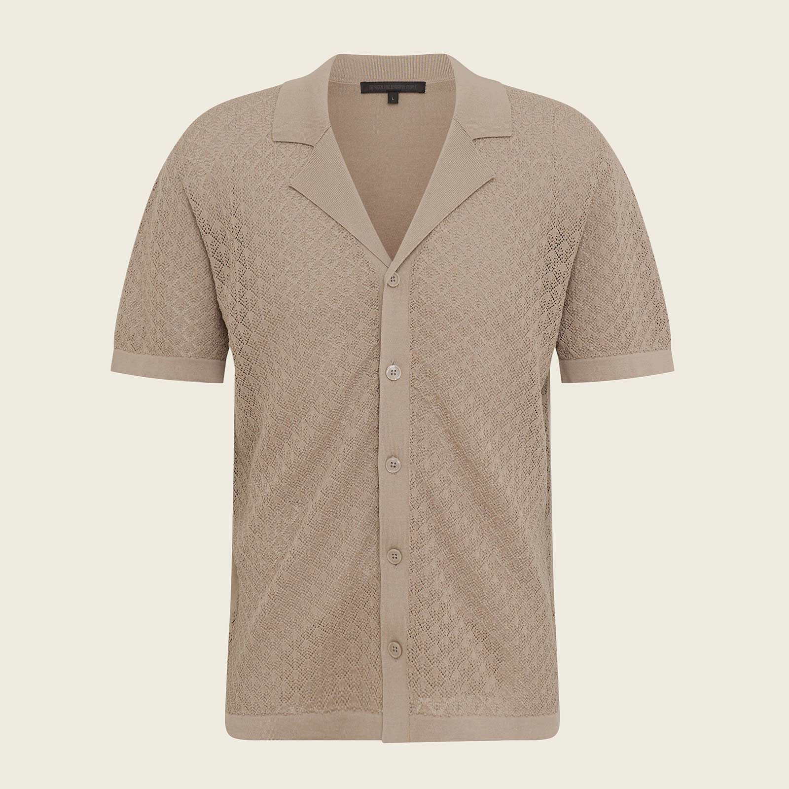 Ray Knit Cardigan 425087 sand - Image 5
