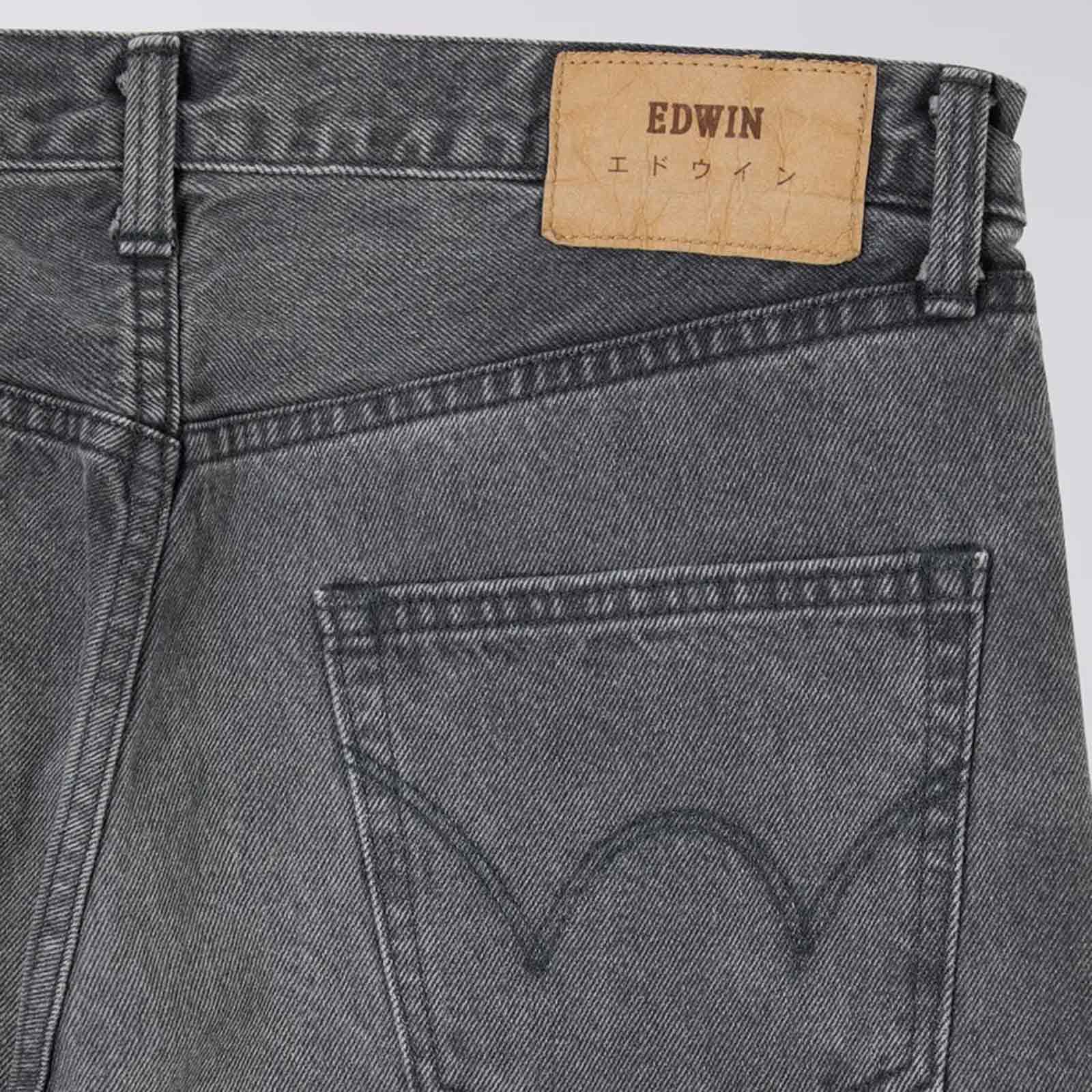 Regular Tapered Kaihara black grey used - Image 6
