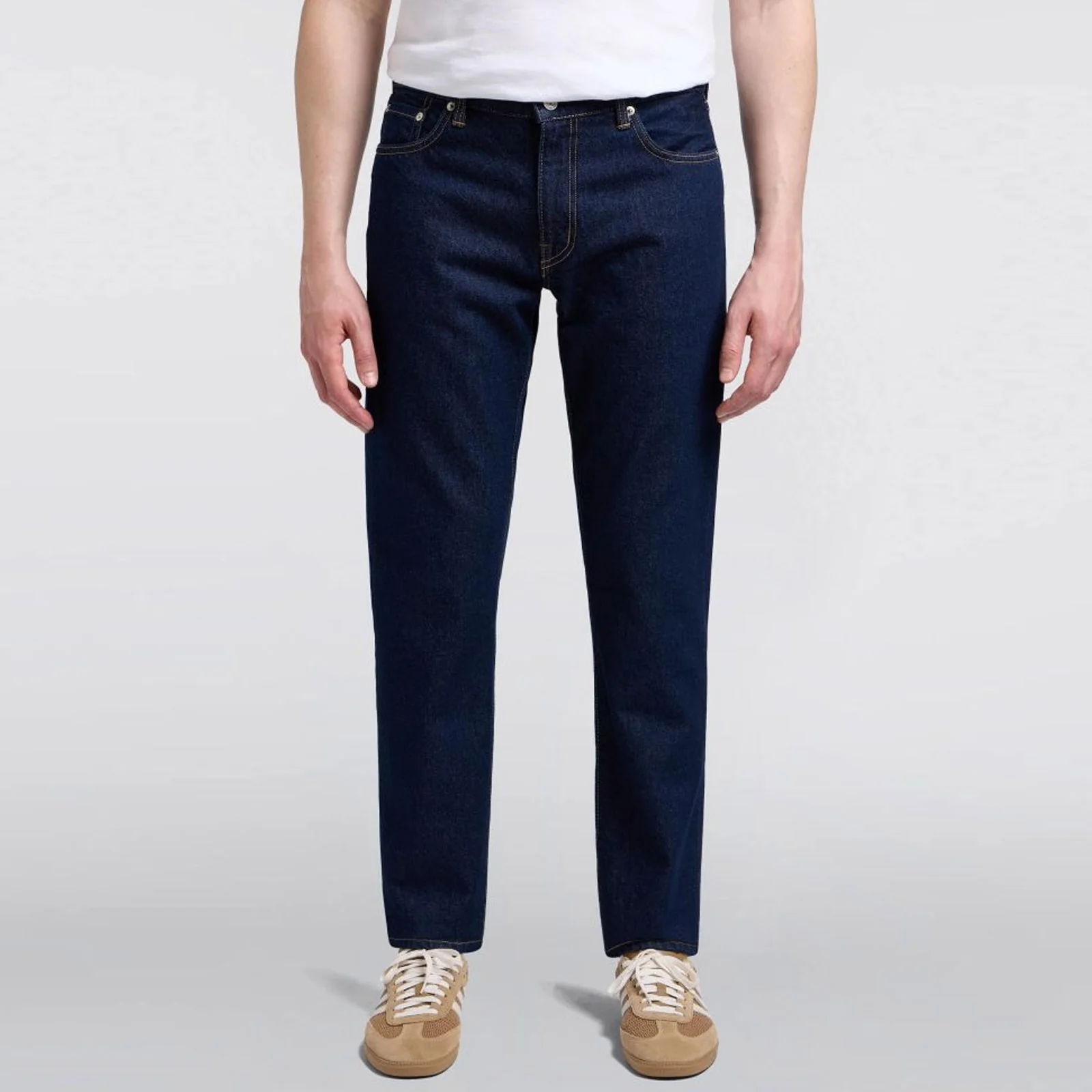 Reg Tapered Kaihara Openend Denim 12 oz blue rinsed