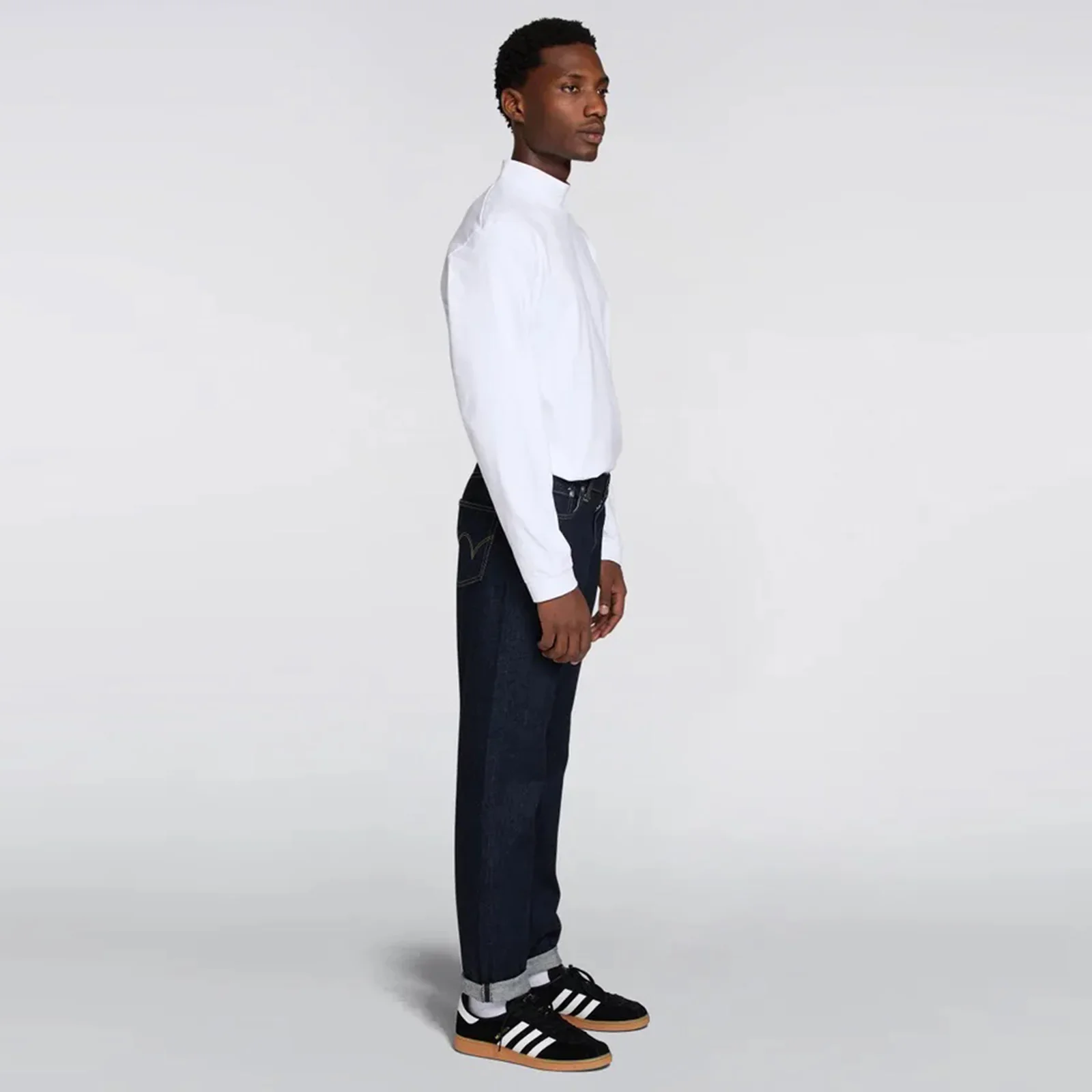 Regular Tapered Kaihara Pure Indigo Stretch Denim rinse - Image 2