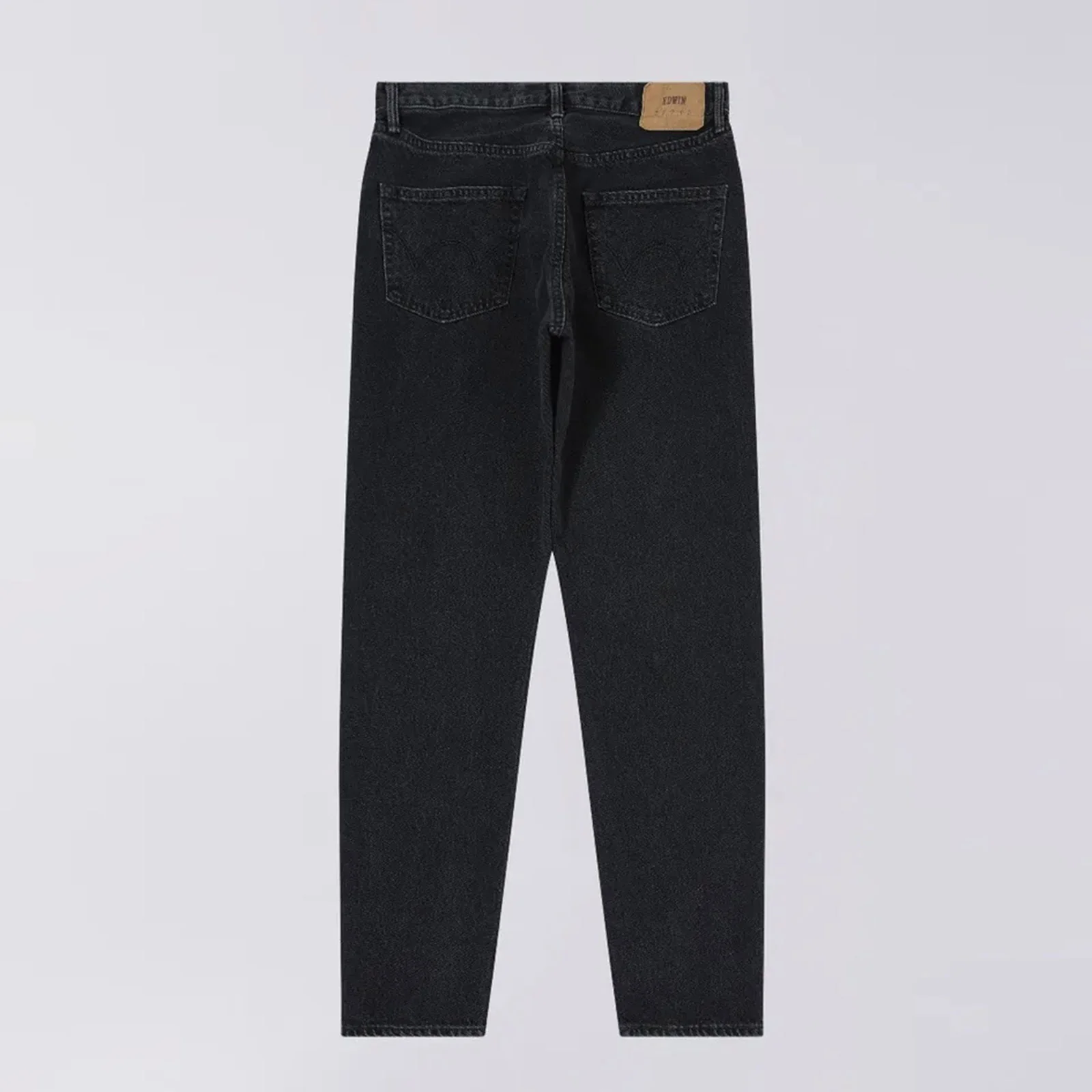 Regular Tapered Kaihara Right Hand Black Denim black dark used - Image 2