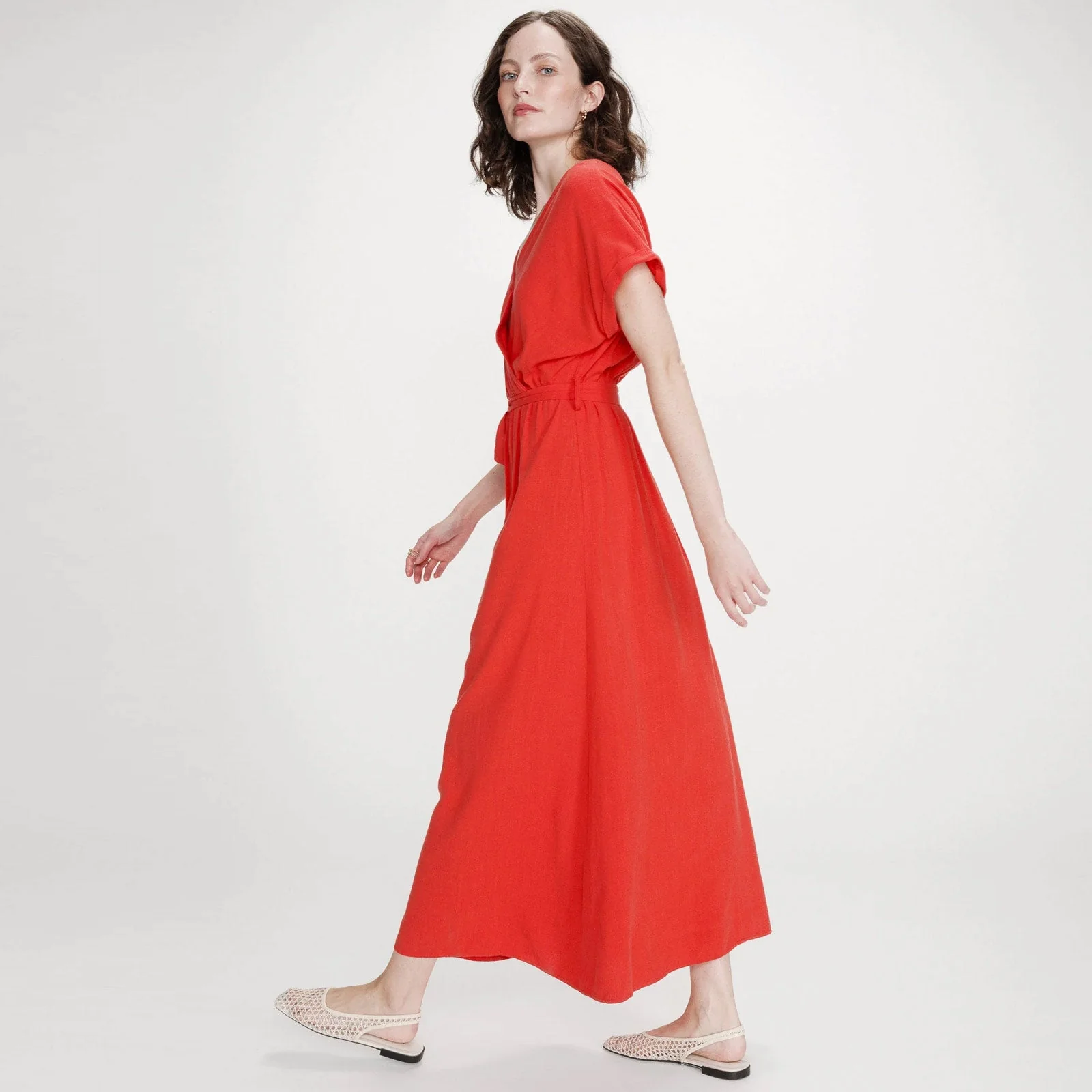 Robe Longue Portefeuille Pollen sanguine