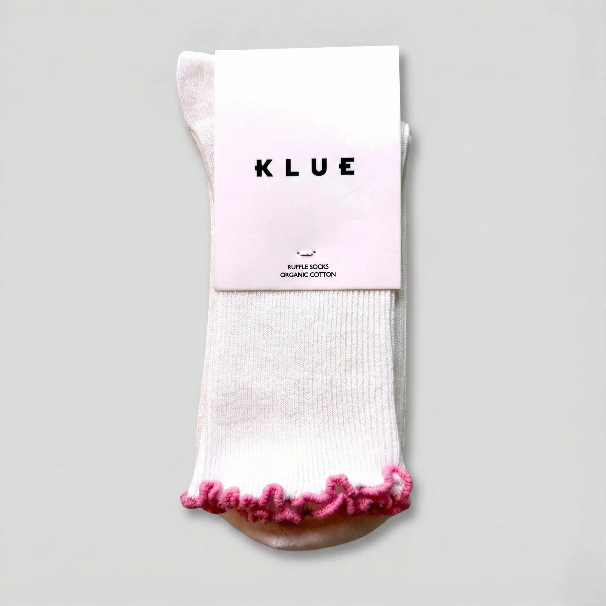 Ruffles Organic Cotton Socks pink