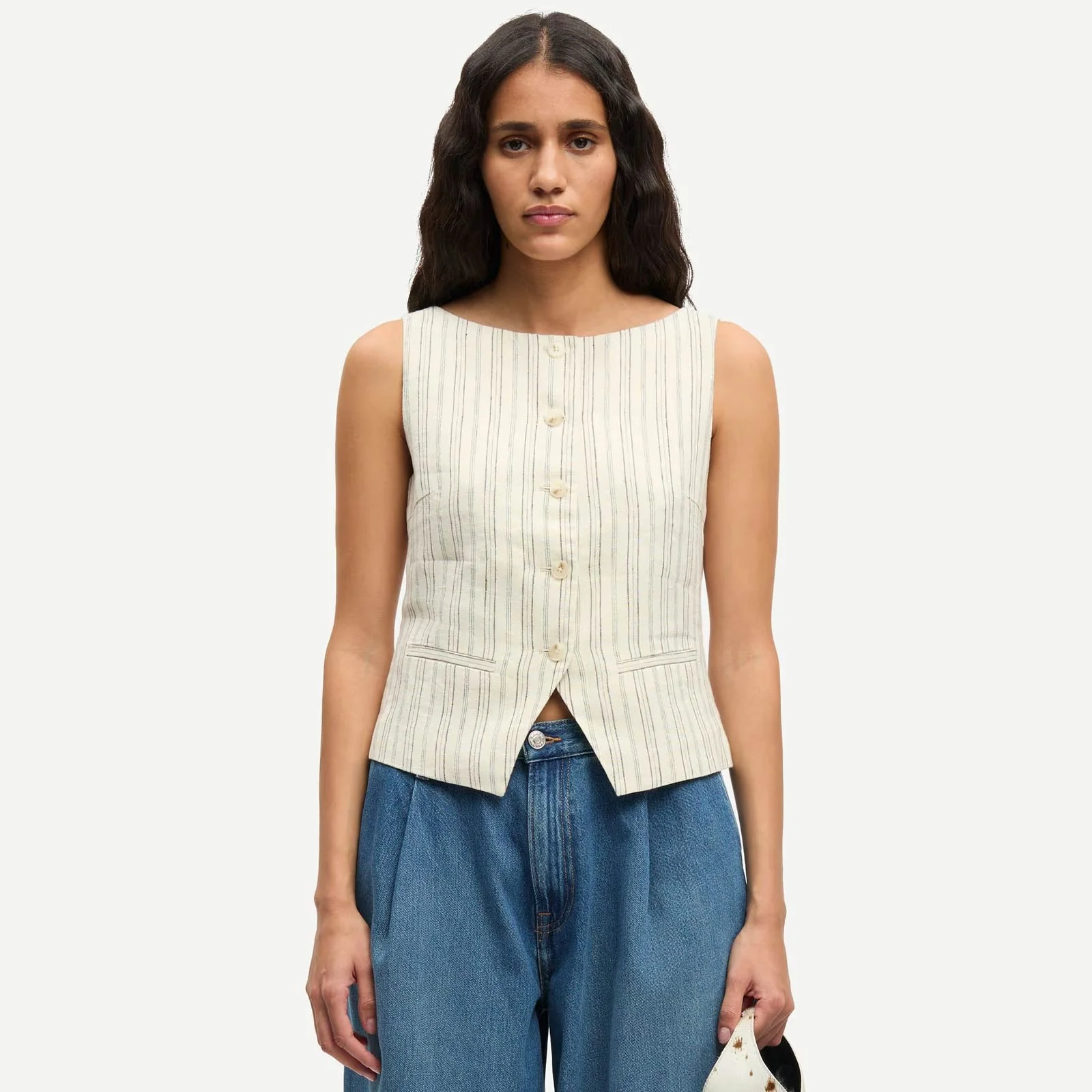 Saloves Vest 14329 bone st.