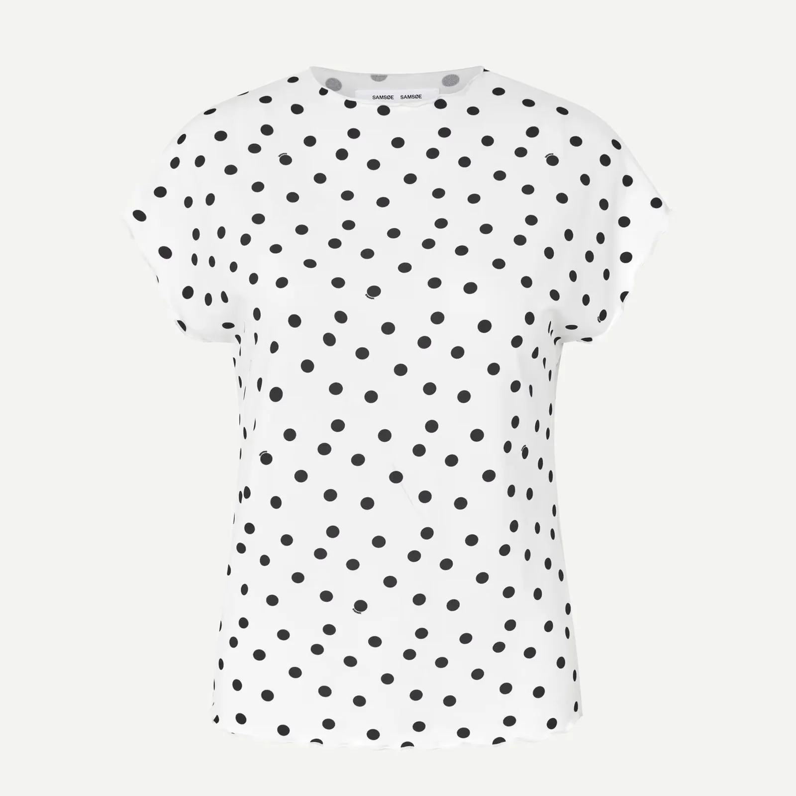 Saumi Top 16113 drifting dots egret - Image 3