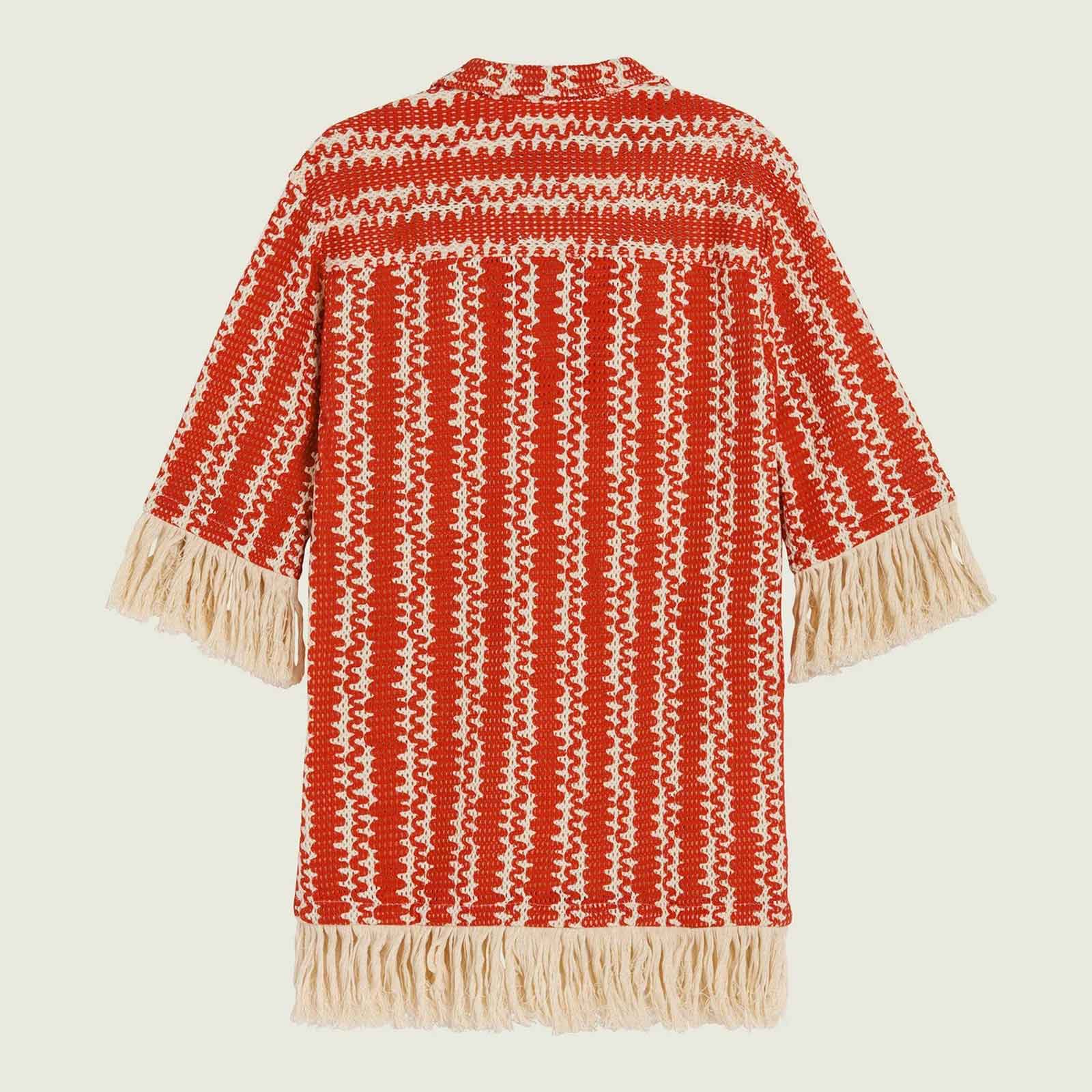 Aya Net Dress red scribble - Image 7