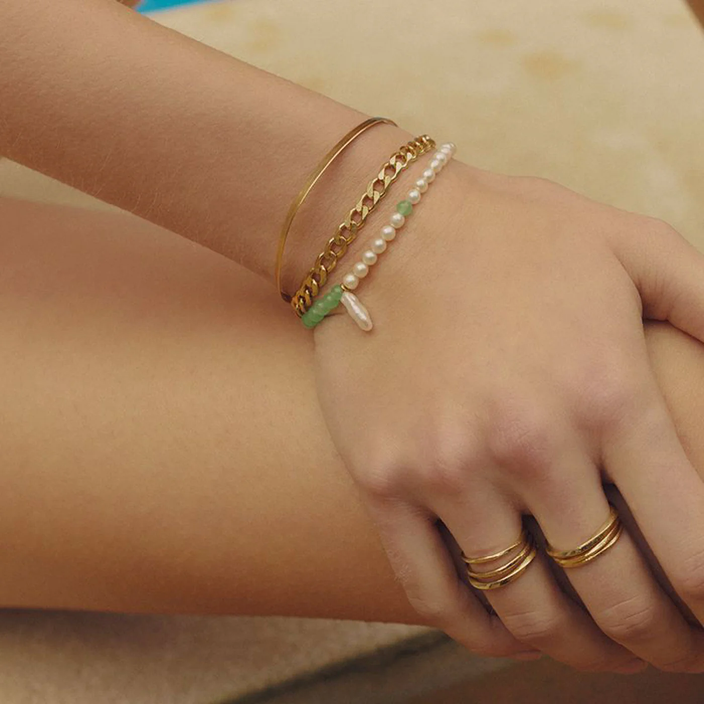 Sentiero Bracelet gold - Image 2