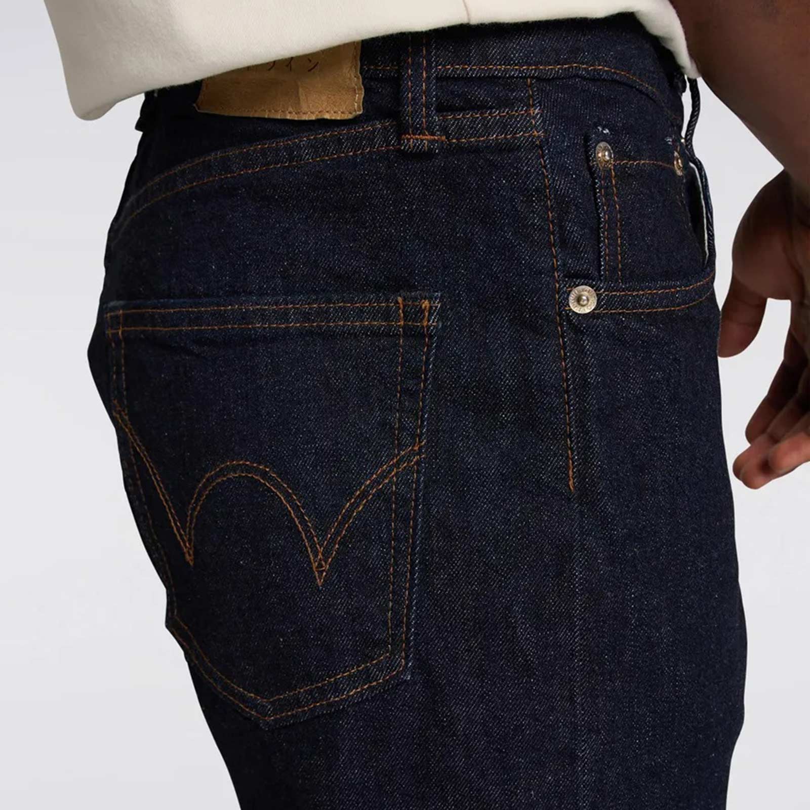 Slim Tapered Kaihara Pure Indigo stretch Denim - Image 3