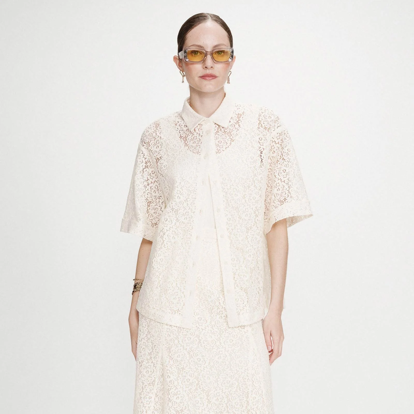 Straight Lace Shirt Vendel ecru - Image 3