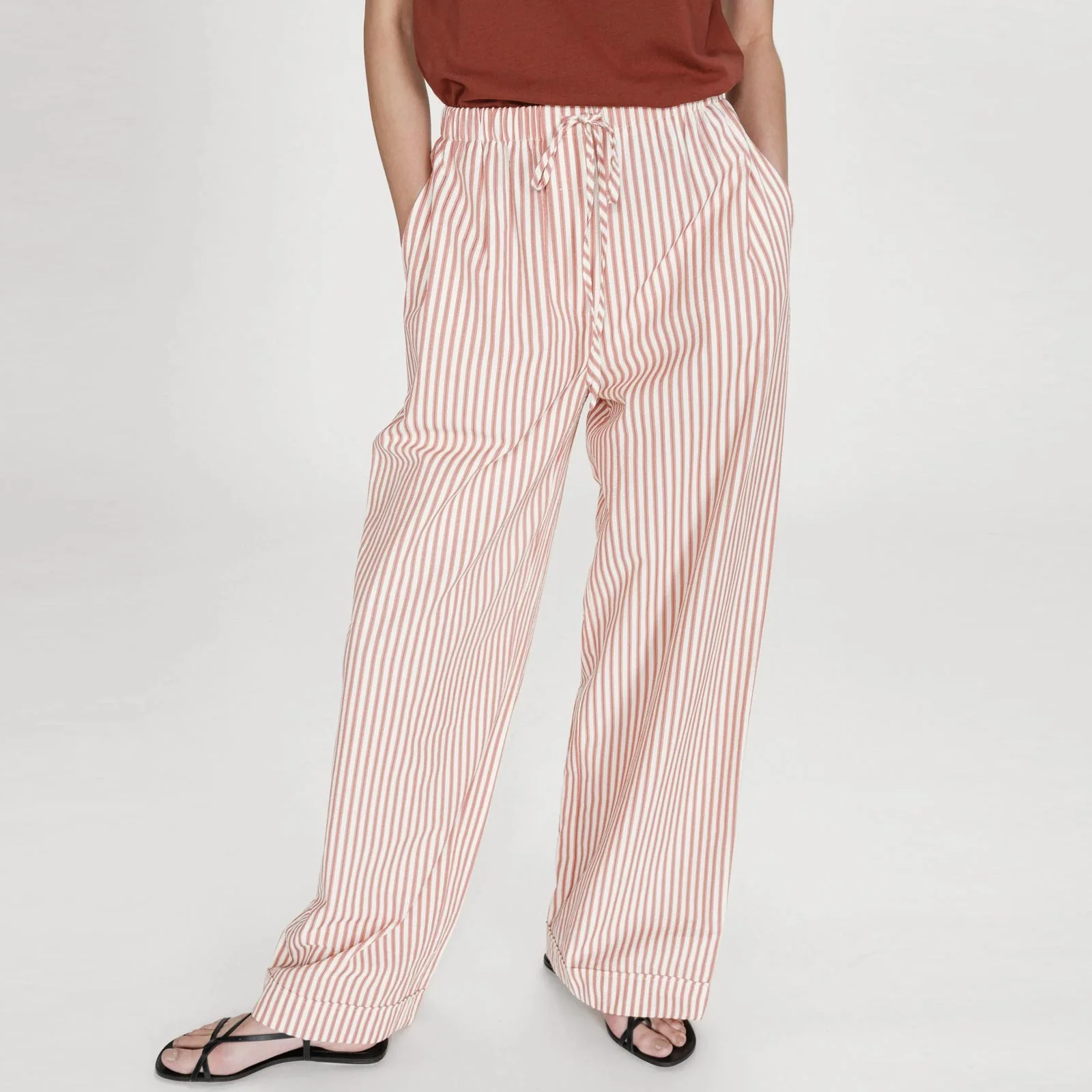 Striped Pants Volute corail - Image 3