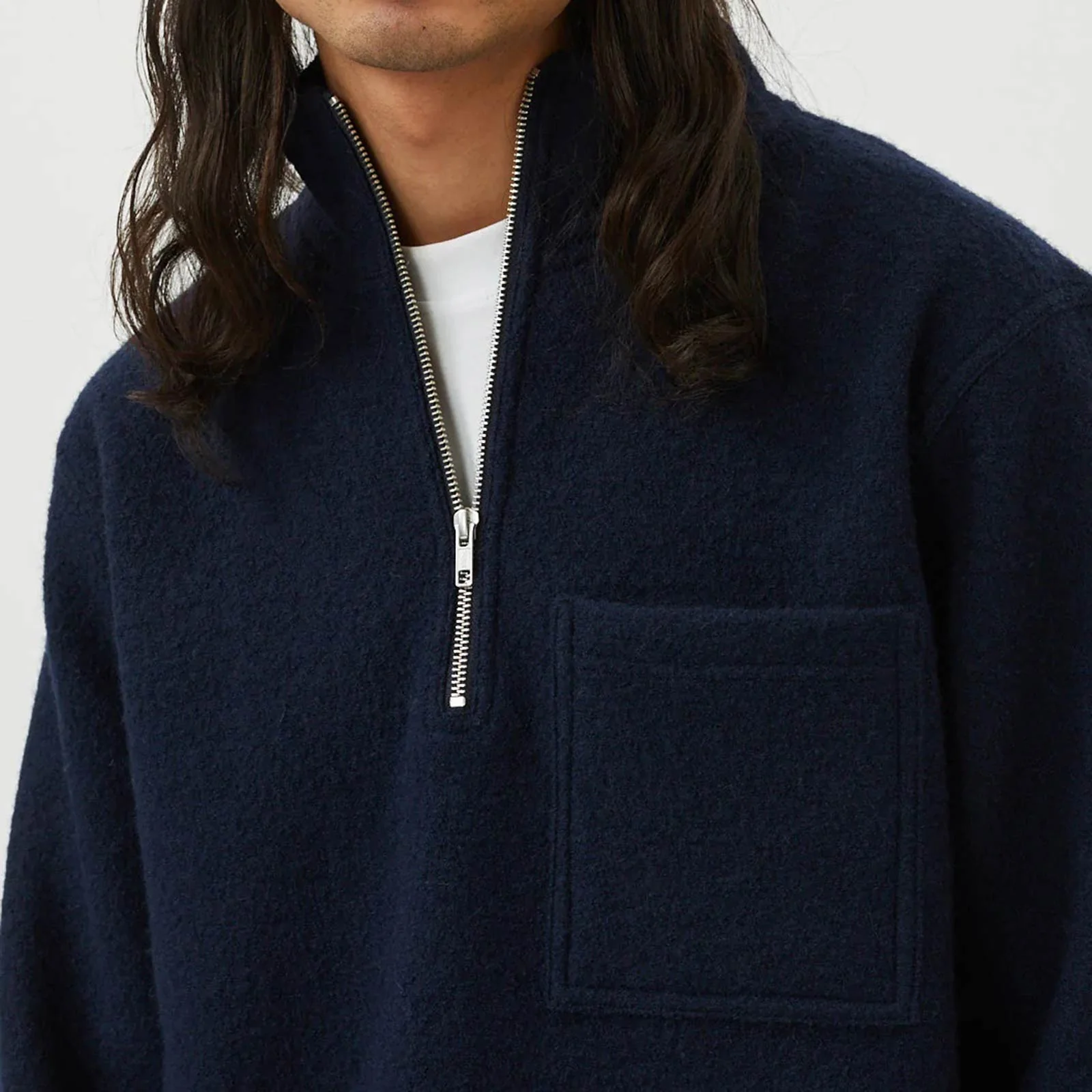 Swenna Half Zip navy blazer - Image 4
