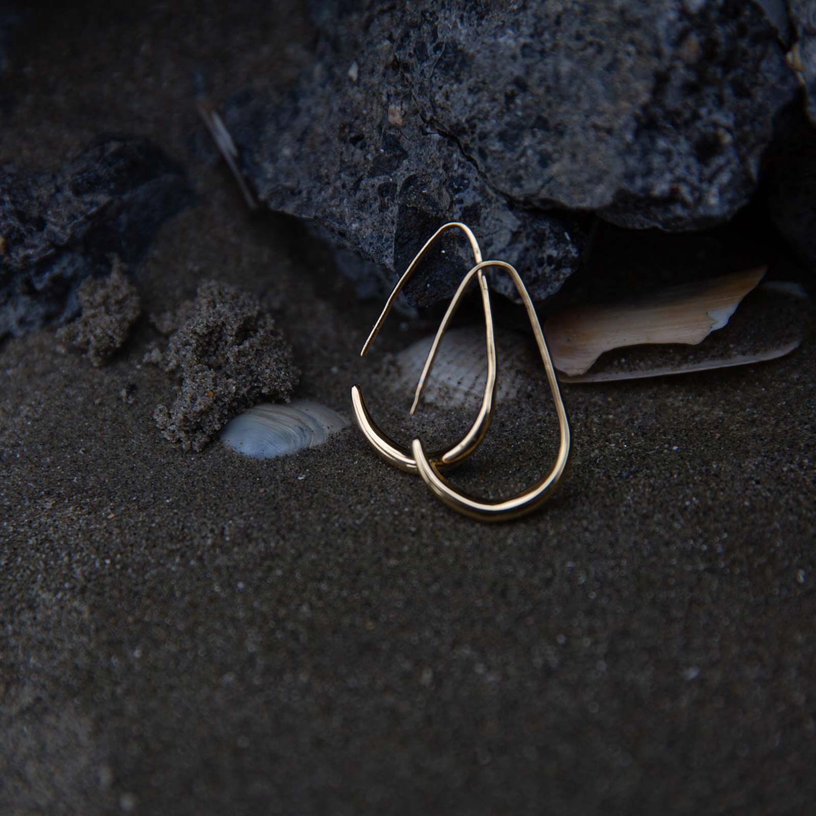 Teardrop Earrings gold - Image 4