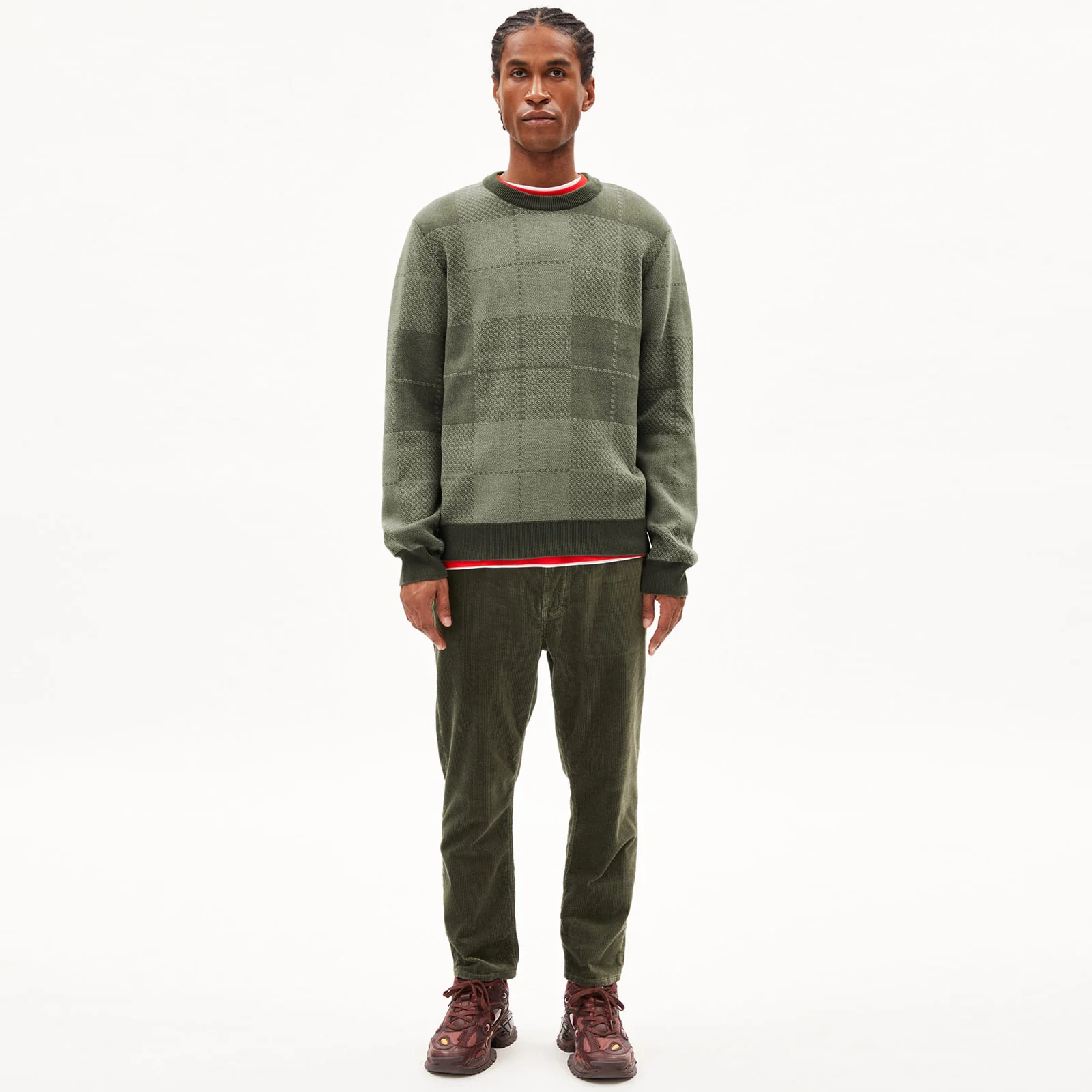 Ternaa Pullover light carbon green-cool sage - Image 3