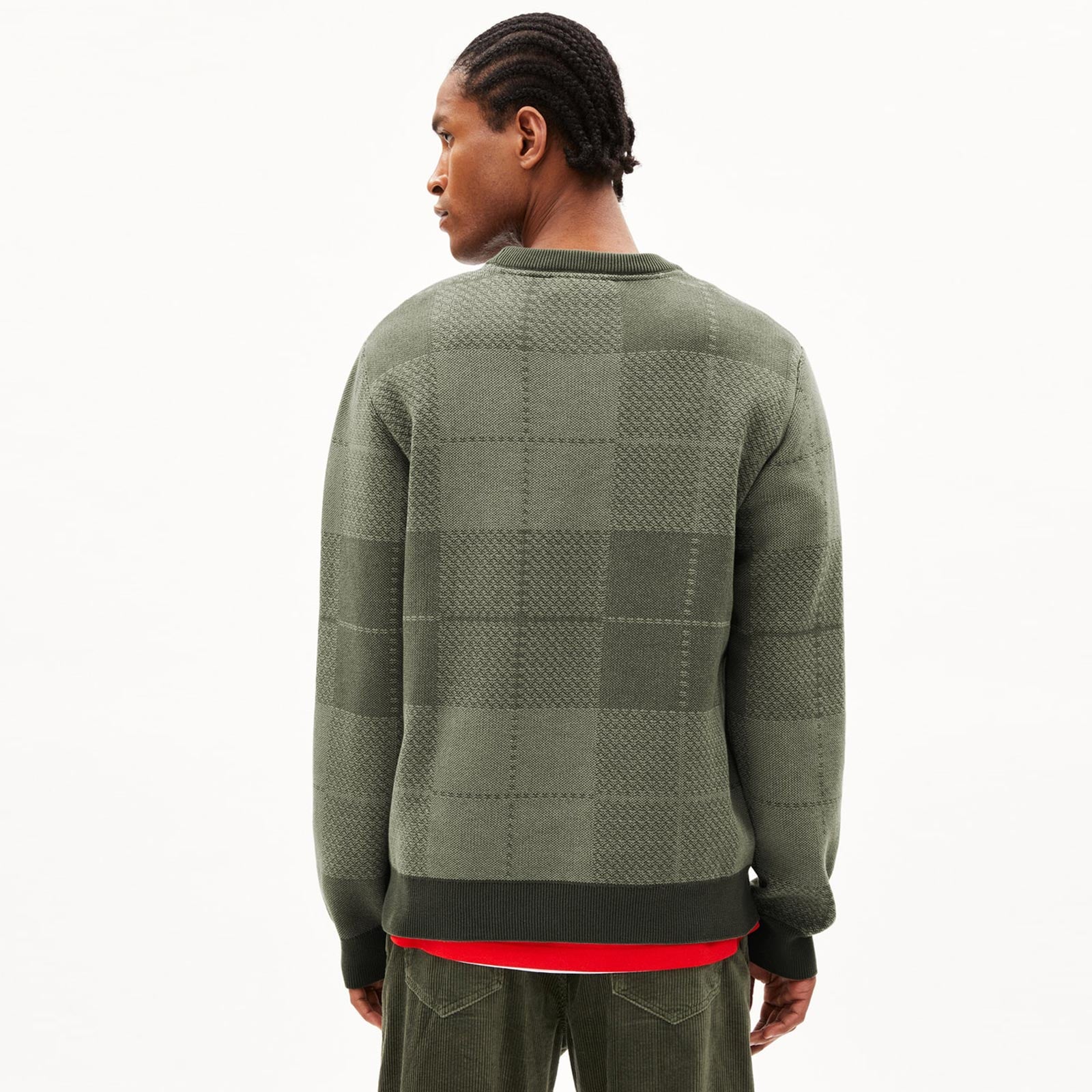 Ternaa Pullover light carbon green-cool sage - Image 4