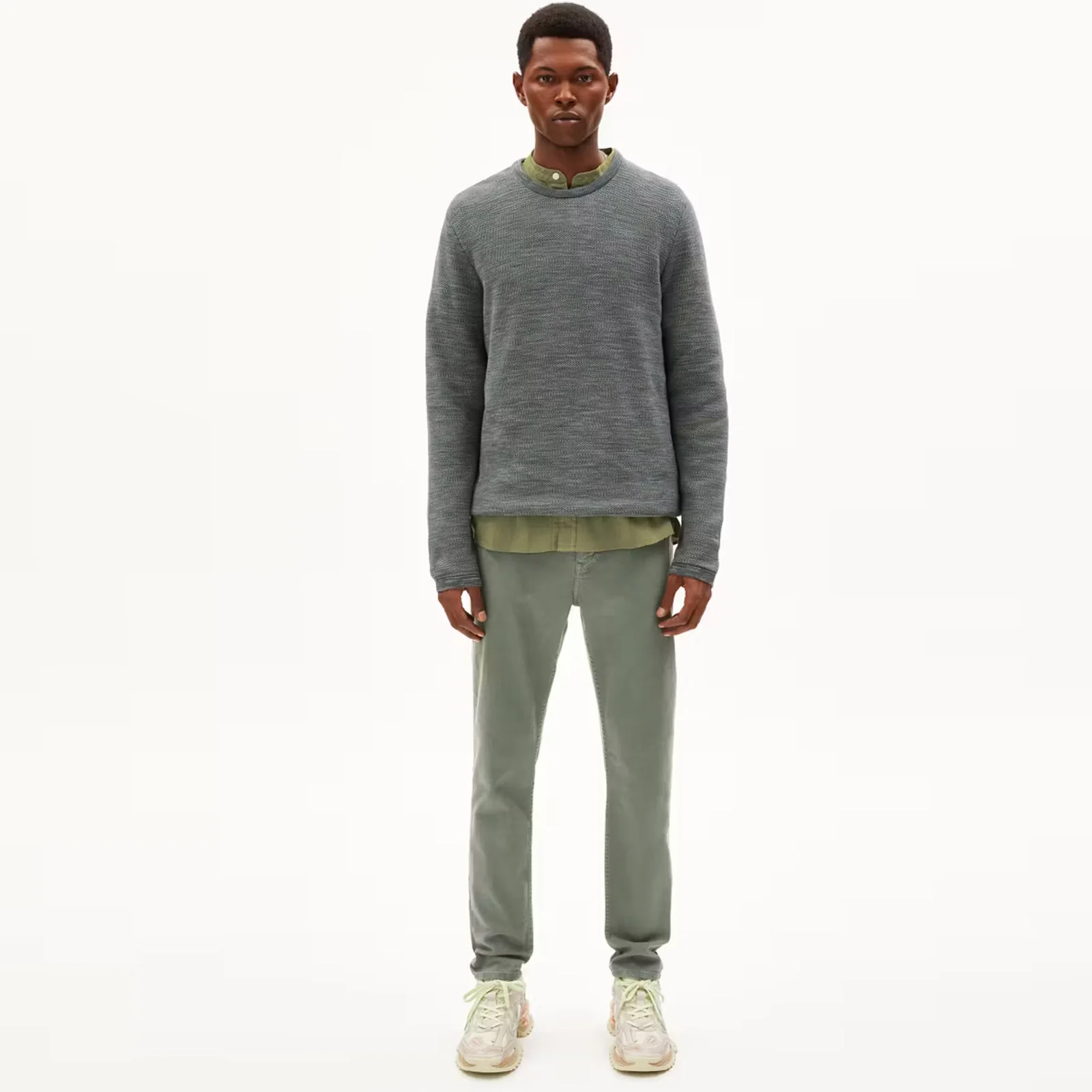 Tolaa Jumper space steal-grey green - Image 3