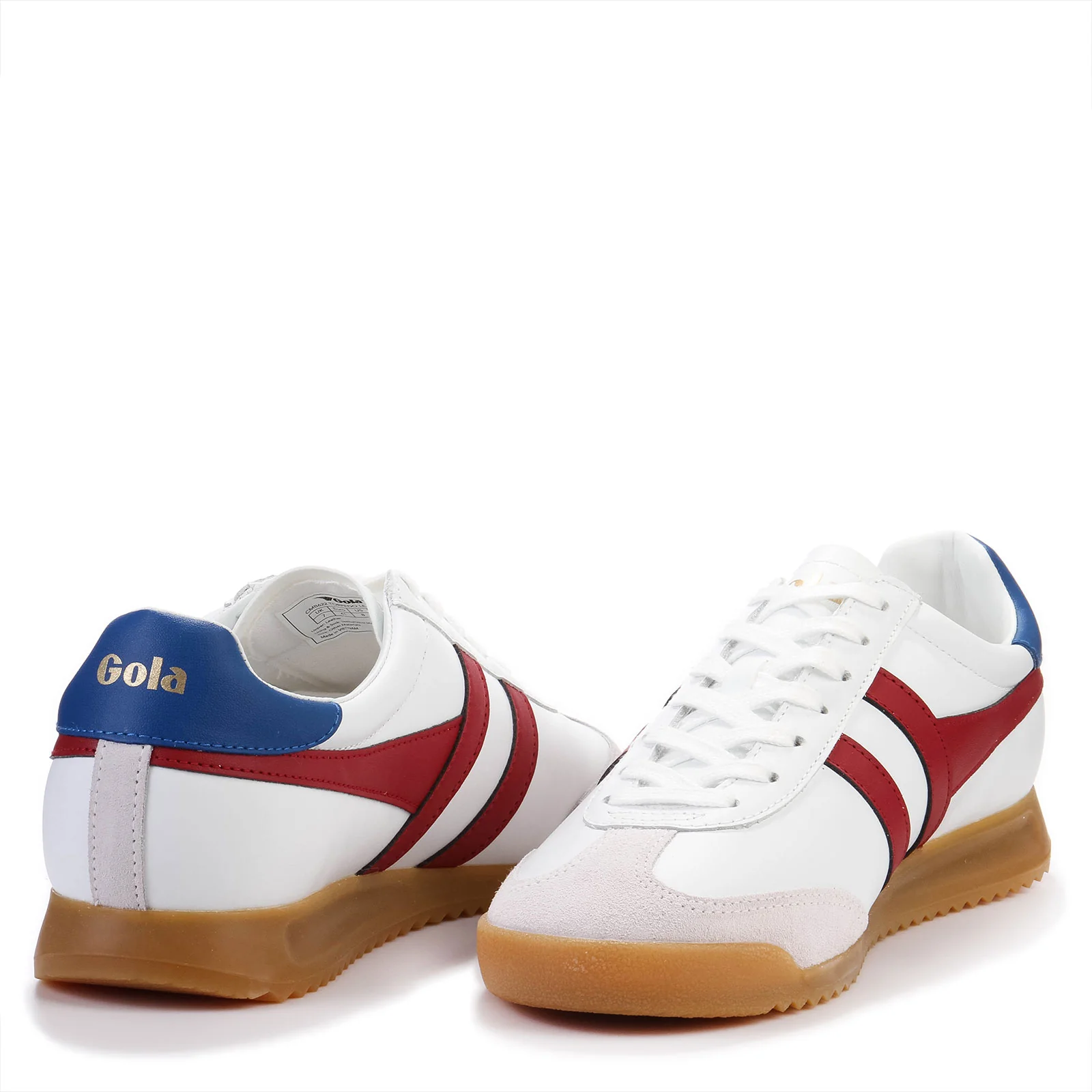 Torpedo Leather white/deep red/sapphire - Image 3