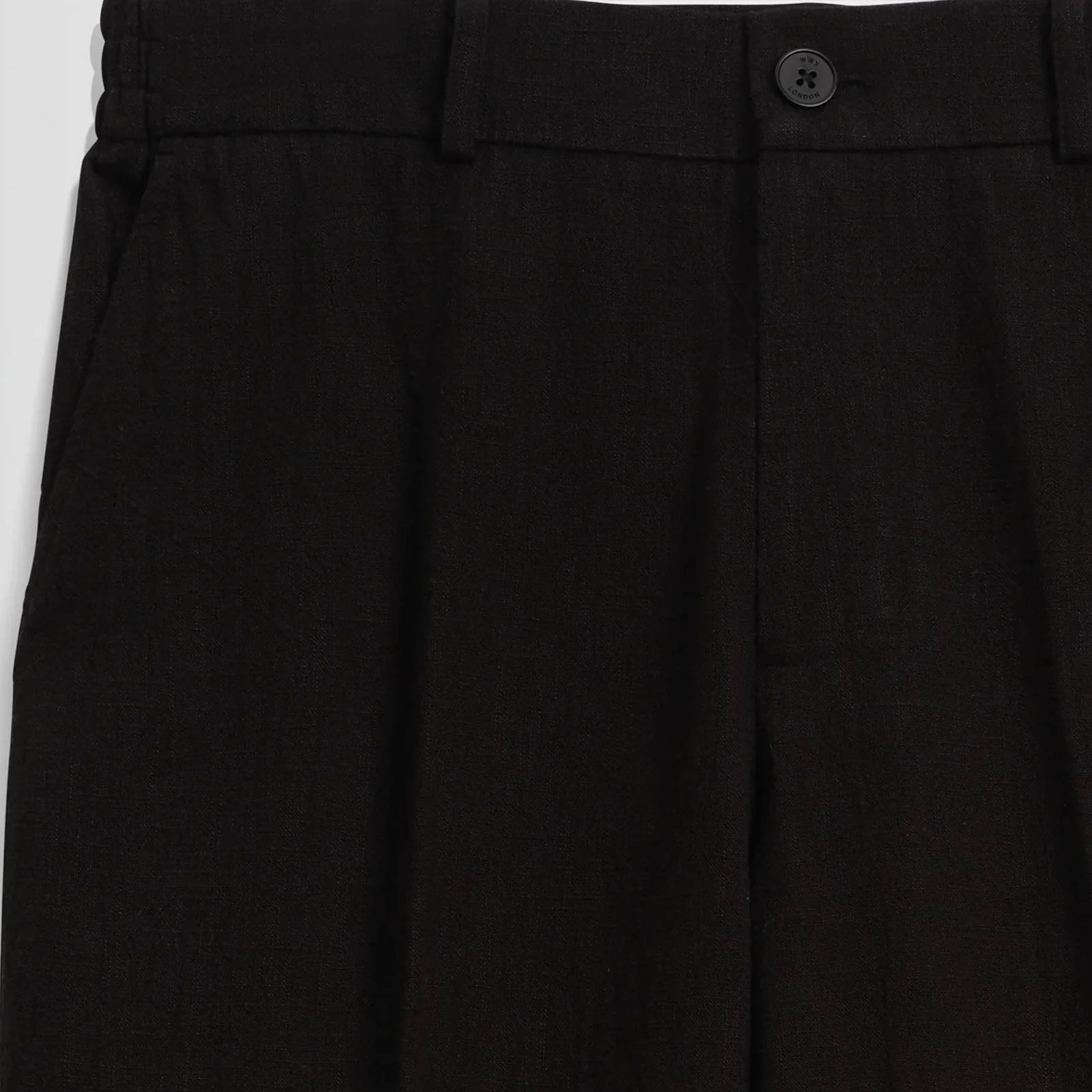 Tyne Cotton Tencel Trousers black - Image 4
