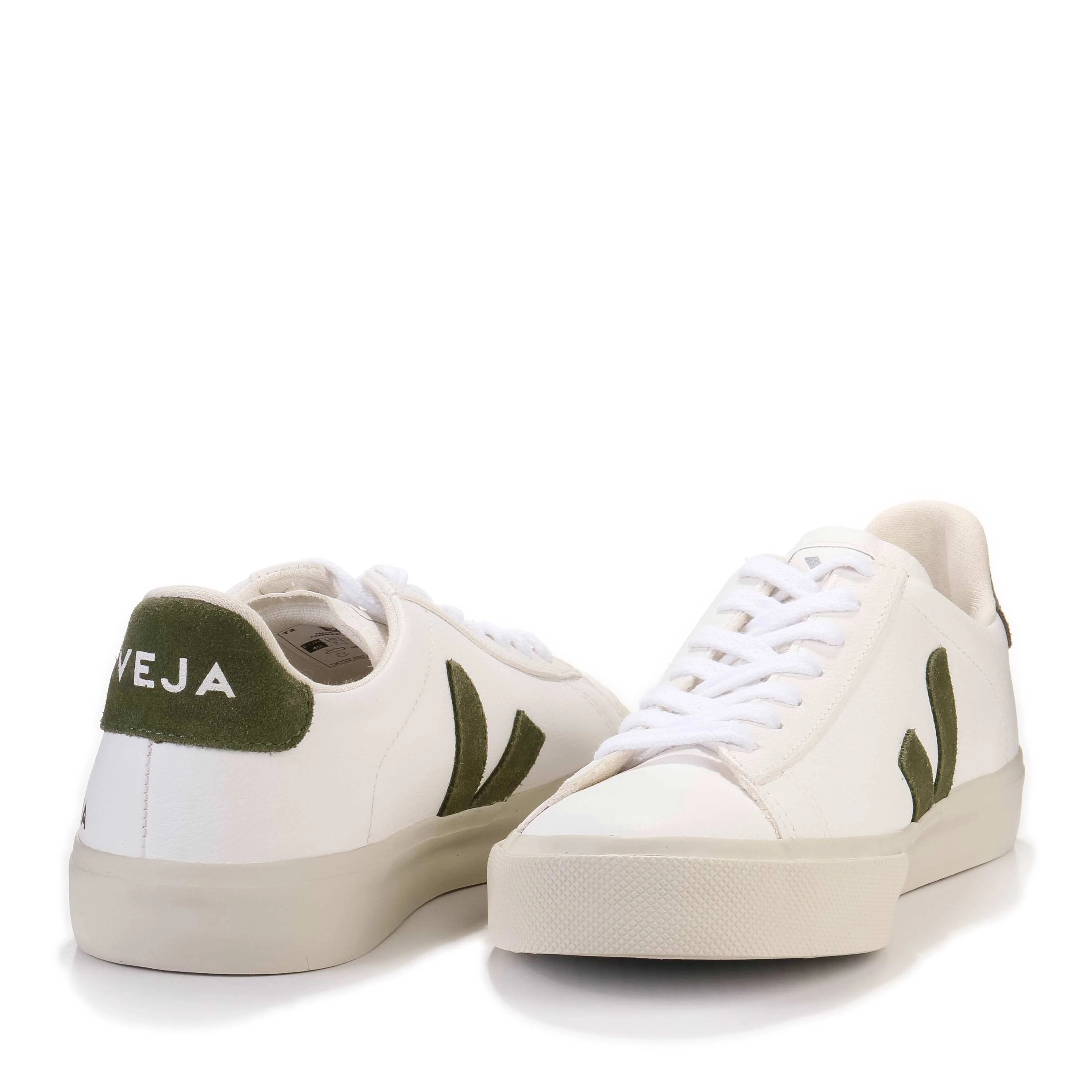 Campo W Leather white/kaki - Image 3