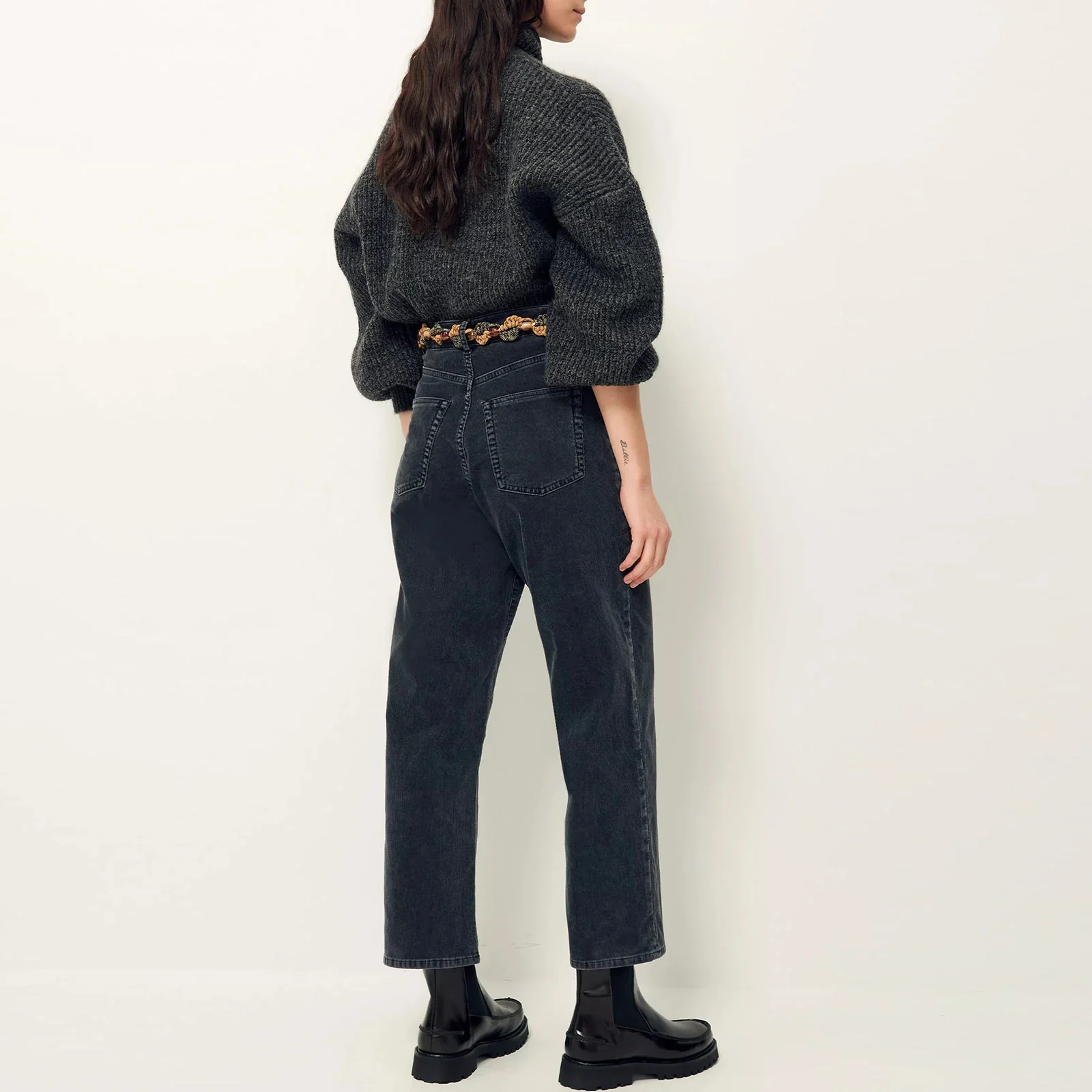 Velvet Cruise Cord Trousers graffit - Image 3