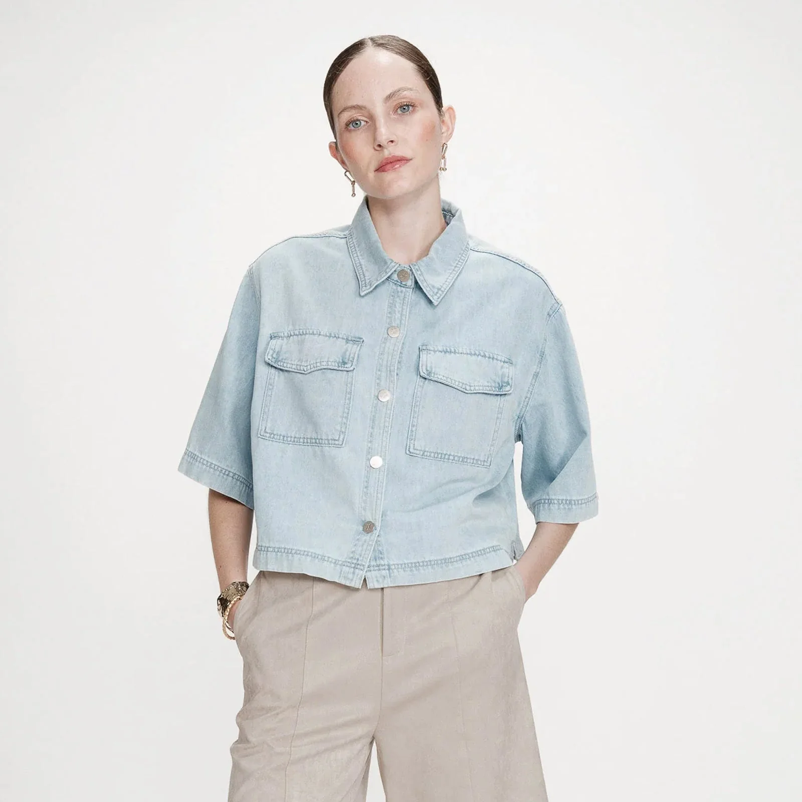 Vita Denim Shirt sky blue