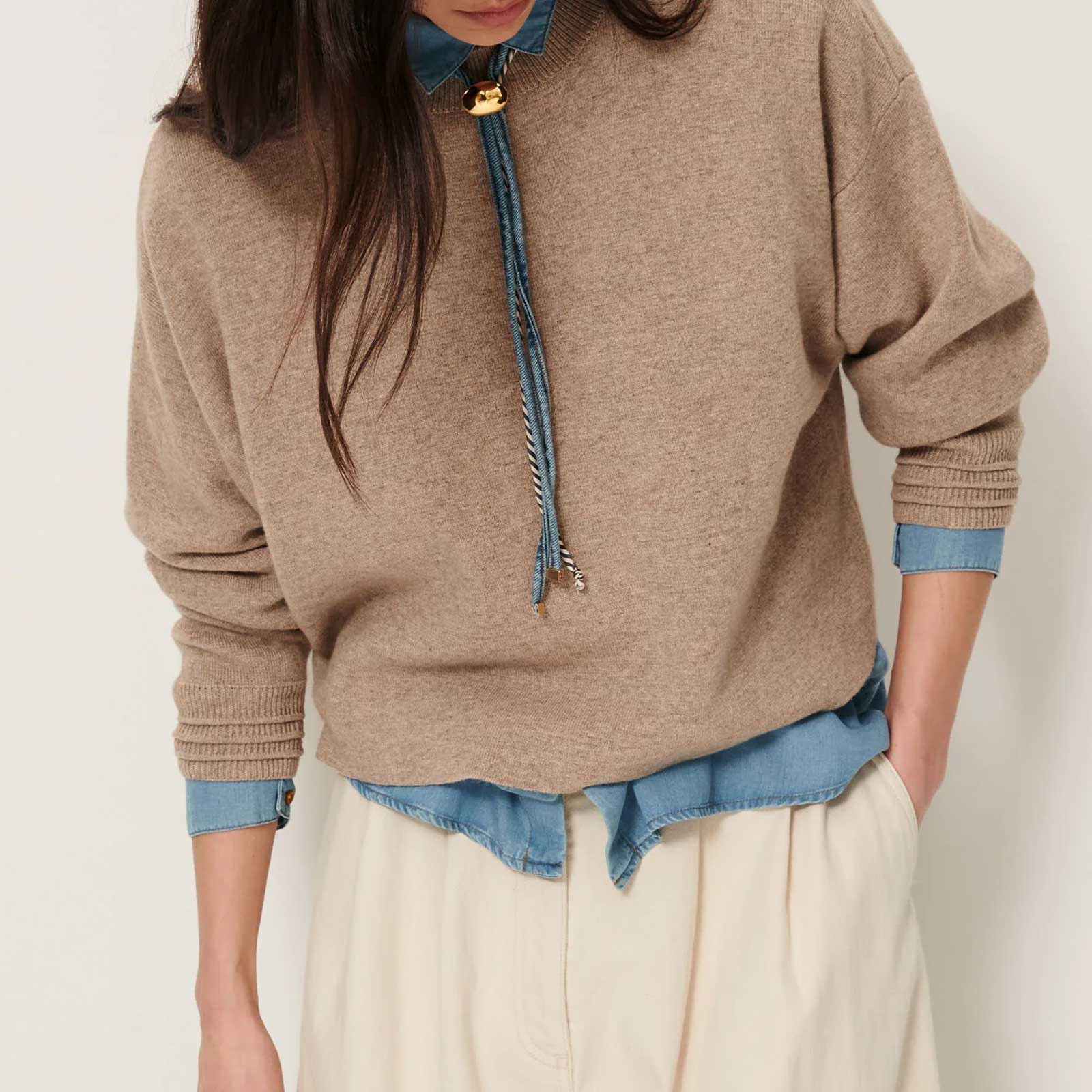 Vizzanova High Neck Jumper fossil - Image 7