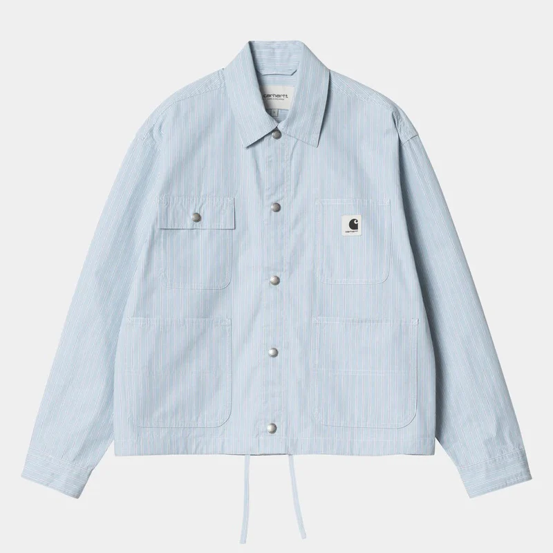 W' Nota Shirt Jacket Bova Stripe bluebird