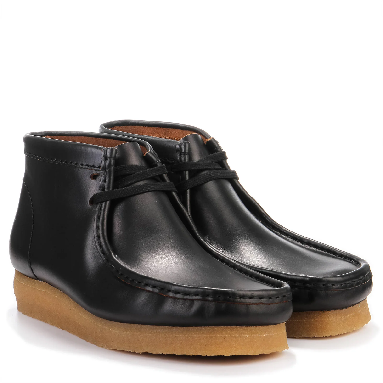 Wallabee Boot black smooth leather - Image 2