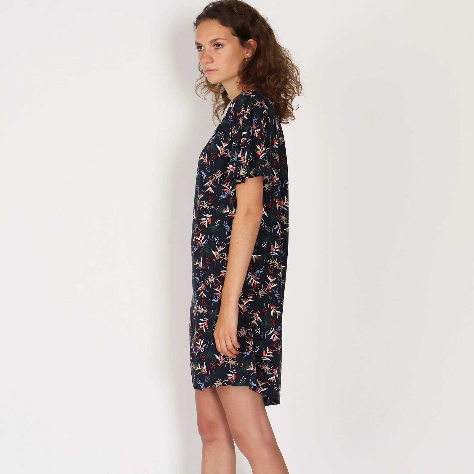 Byron Dress navy/white - Image 3