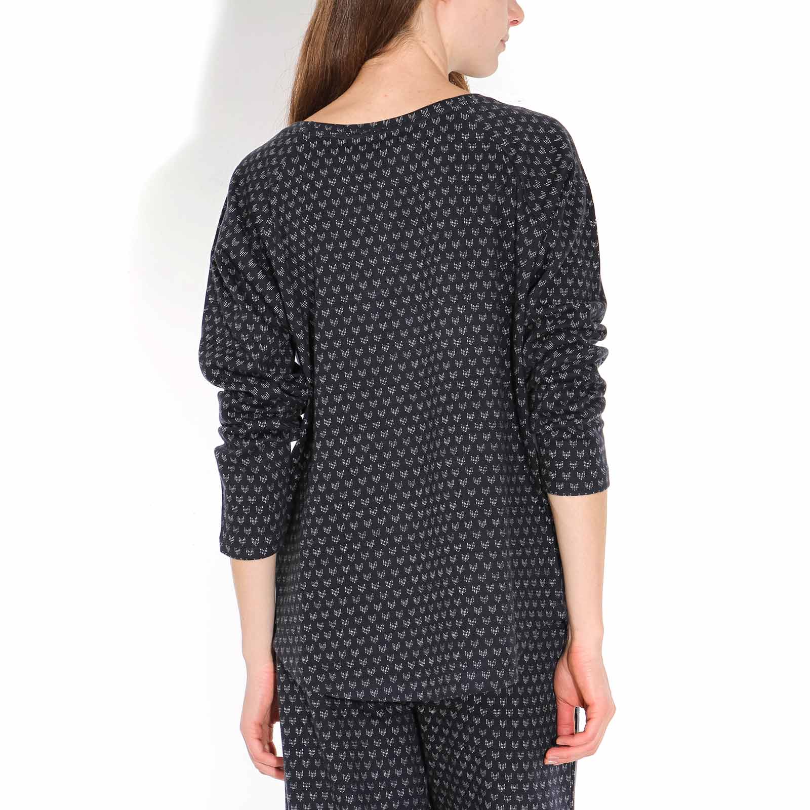 Linn Longsleeve Top dark navy-off white - Image 4