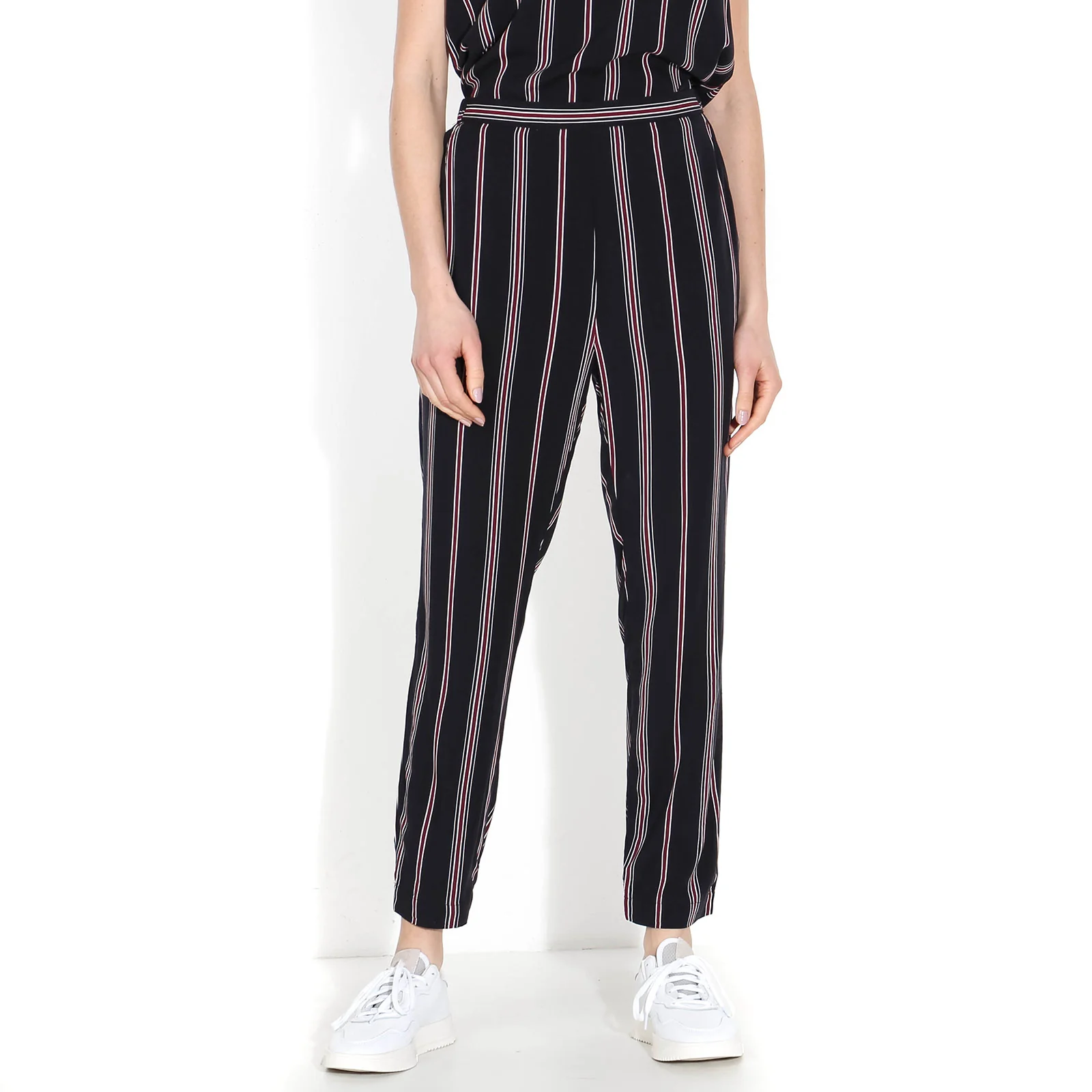Mascis 2 Printed Trouser dark navy-burgundy - Image 2