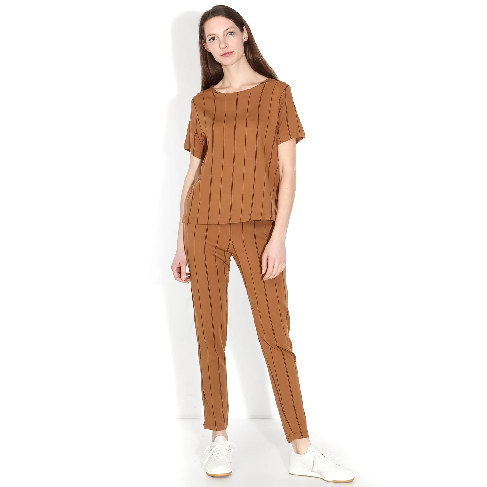 Milow Printed Trouser brown sugar-black - Image 2