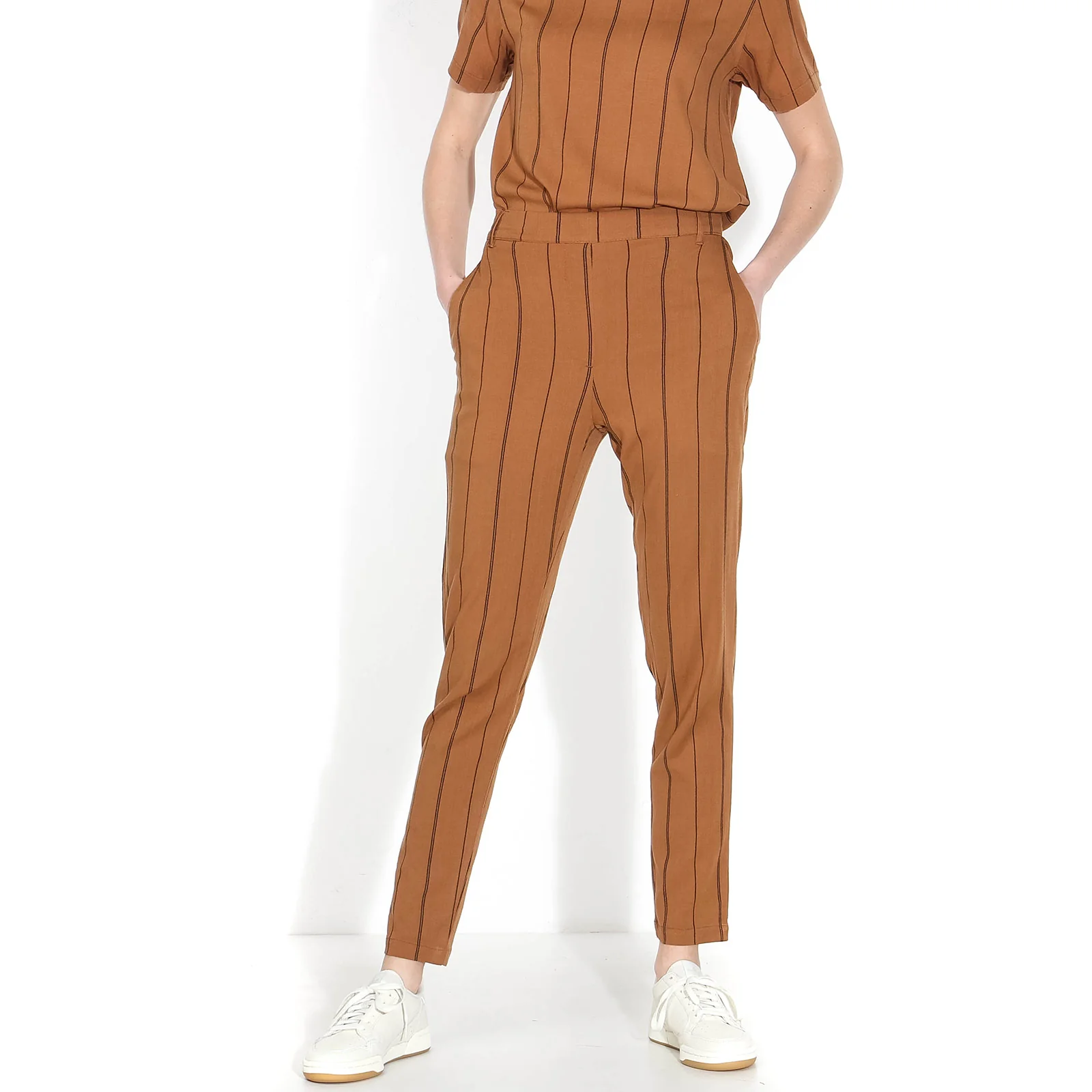 Milow Printed Trouser brown sugar-black - Image 3