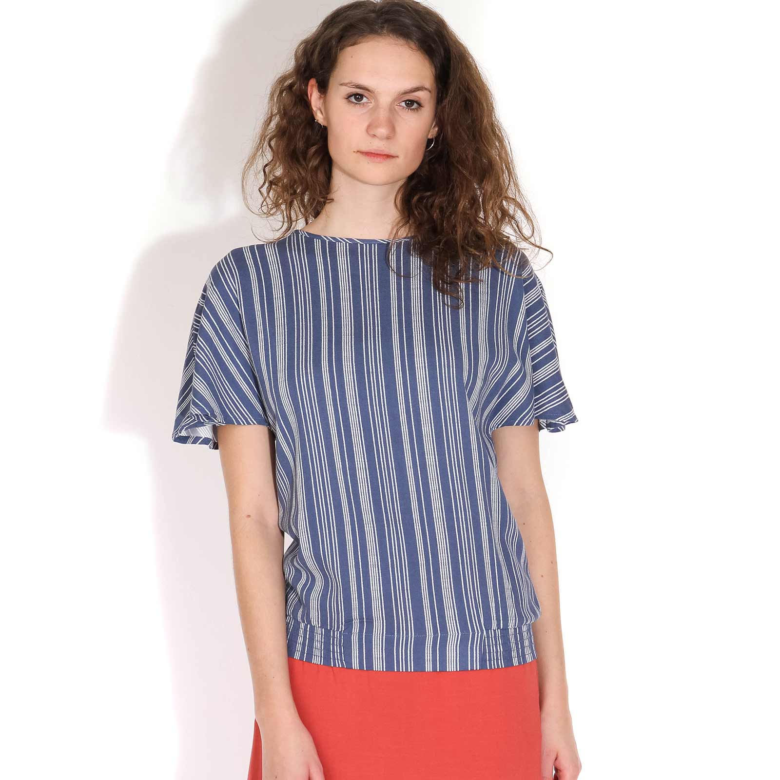 Sussa Printed Top indigo - Image 2