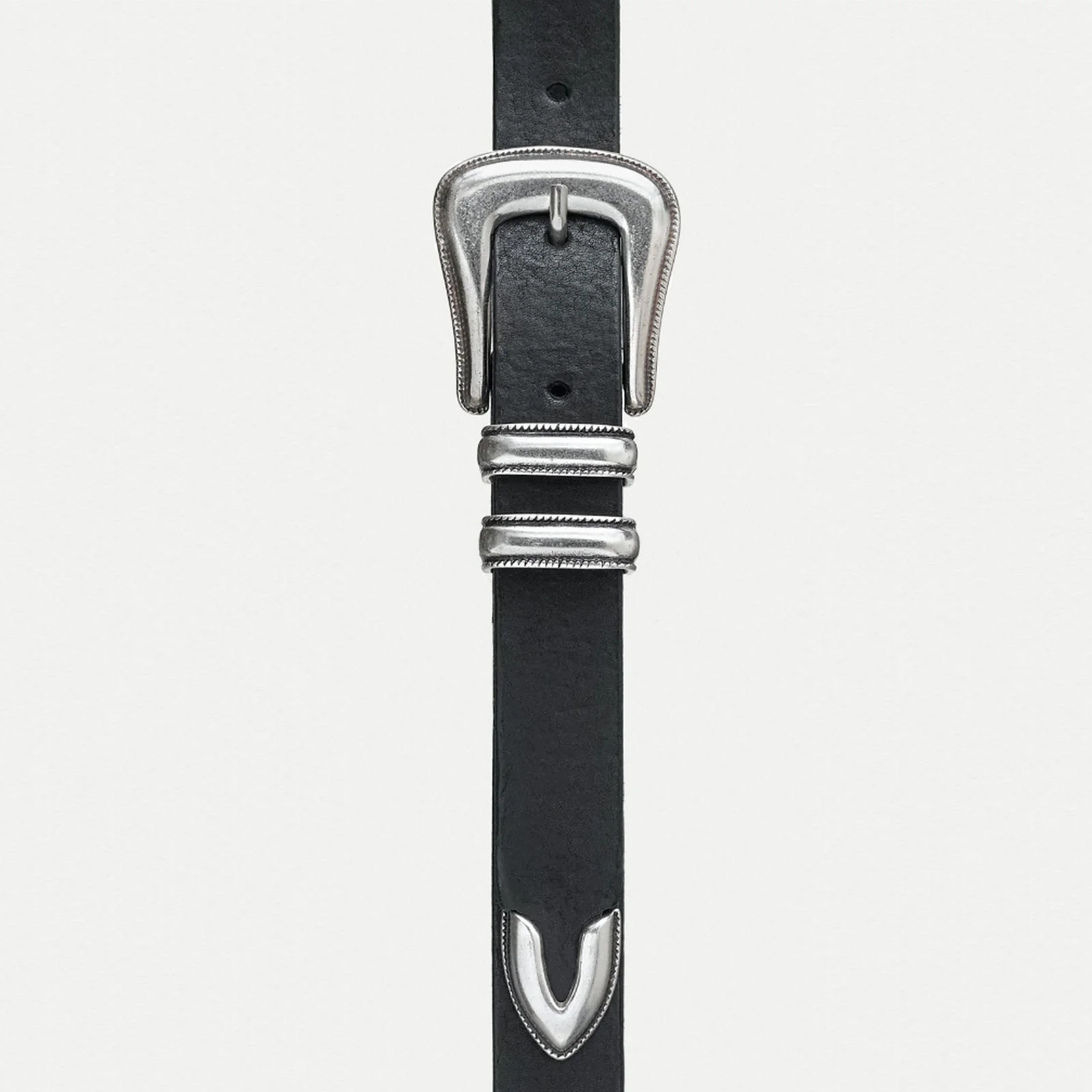 Western Silver Belt black - Image 2
