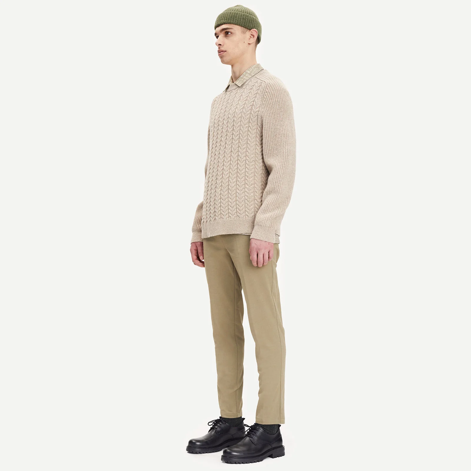 Wyatt Crew Neck Jumper humus - Image 2