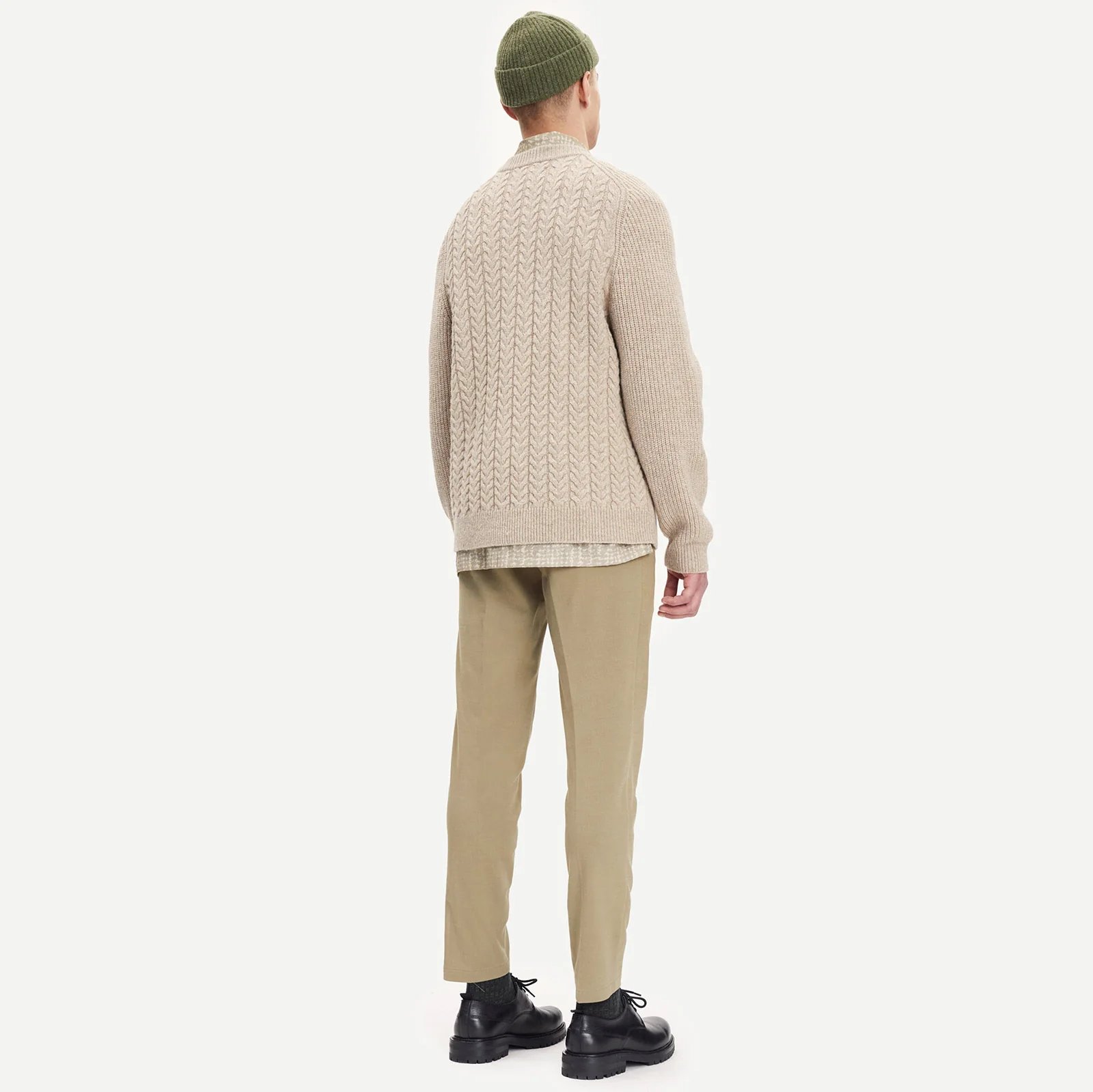 Wyatt Crew Neck Jumper humus - Image 3